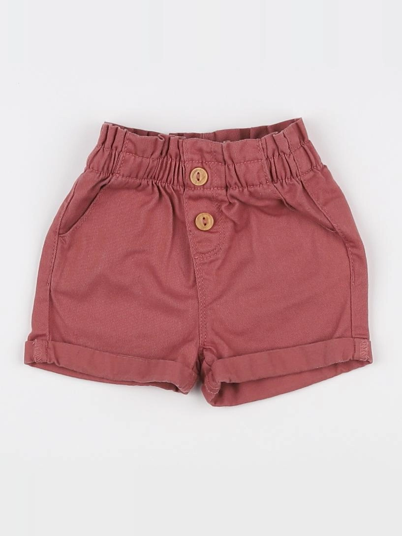 Vertbaudet - short rose - 6 mois