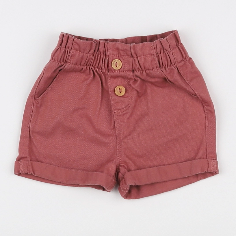 Vertbaudet - short rose - 6 mois