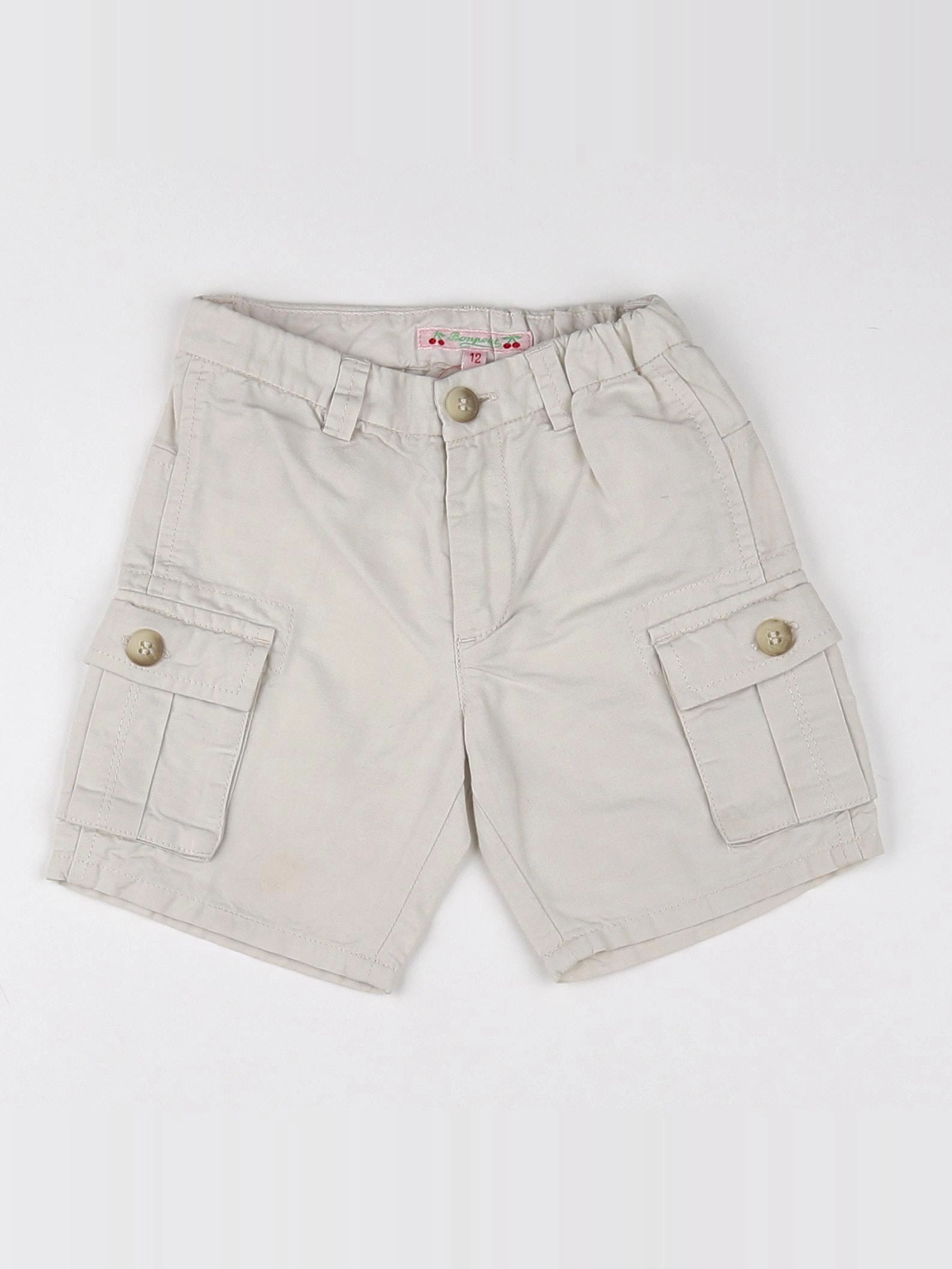 Bonpoint - short beige - 12 mois