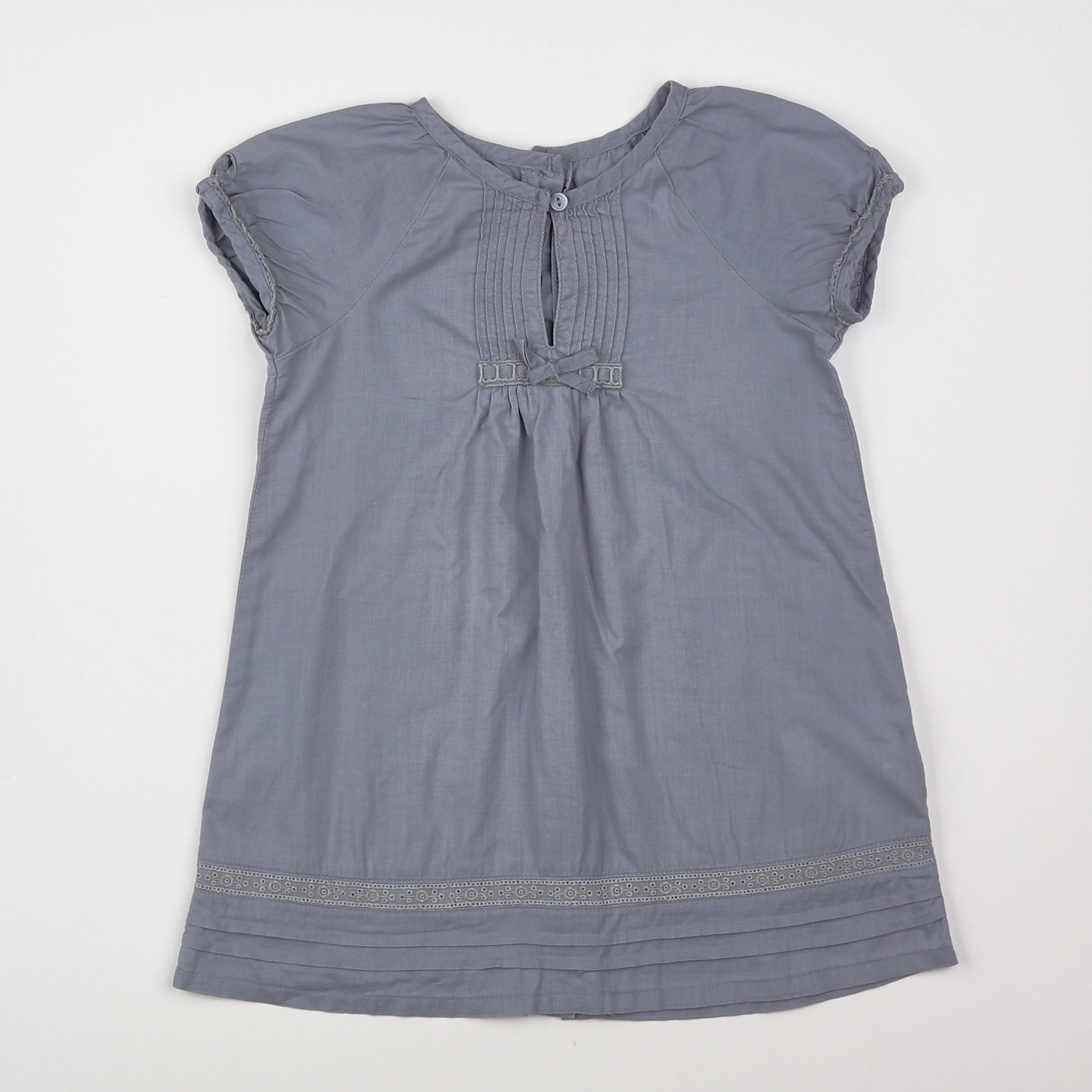 Vertbaudet - robe gris - 12 mois