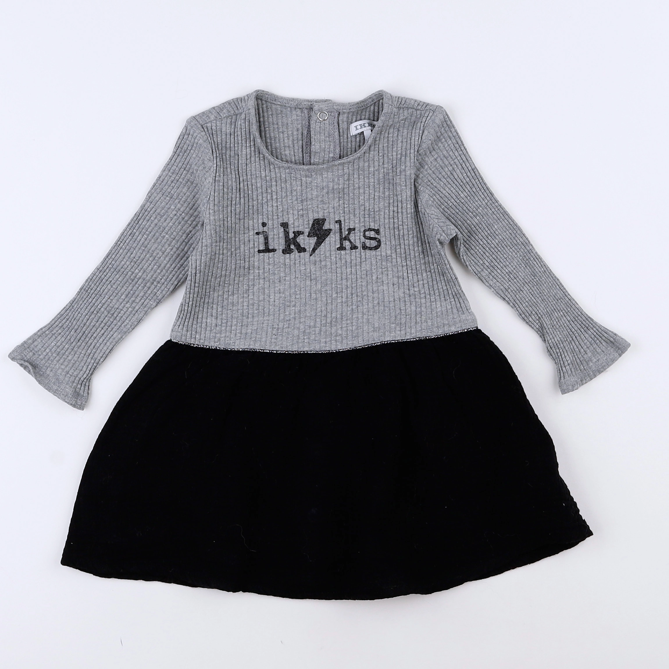 IKKS - robe gris - 18 mois