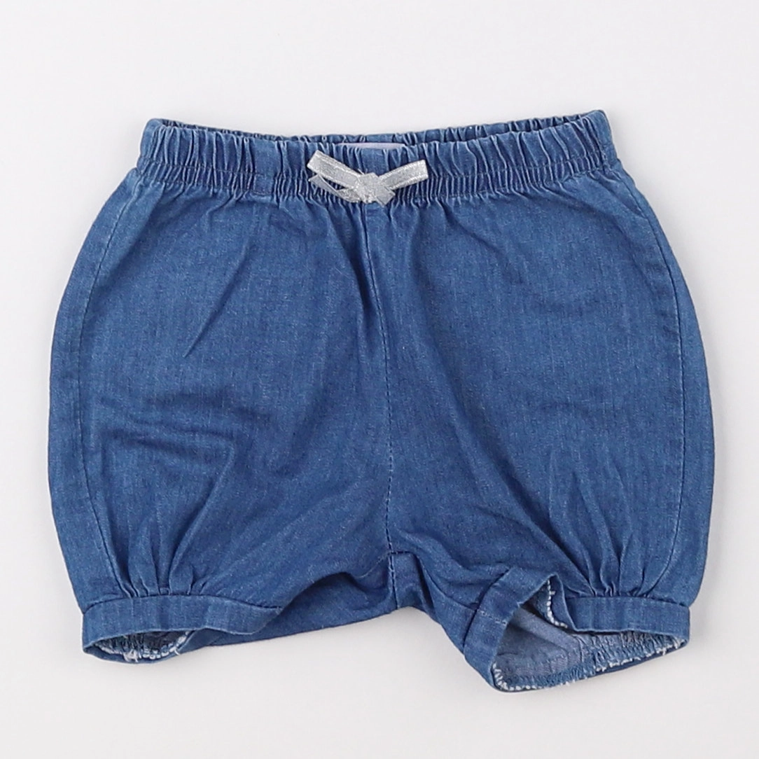 Absorba - short bleu - 3 mois