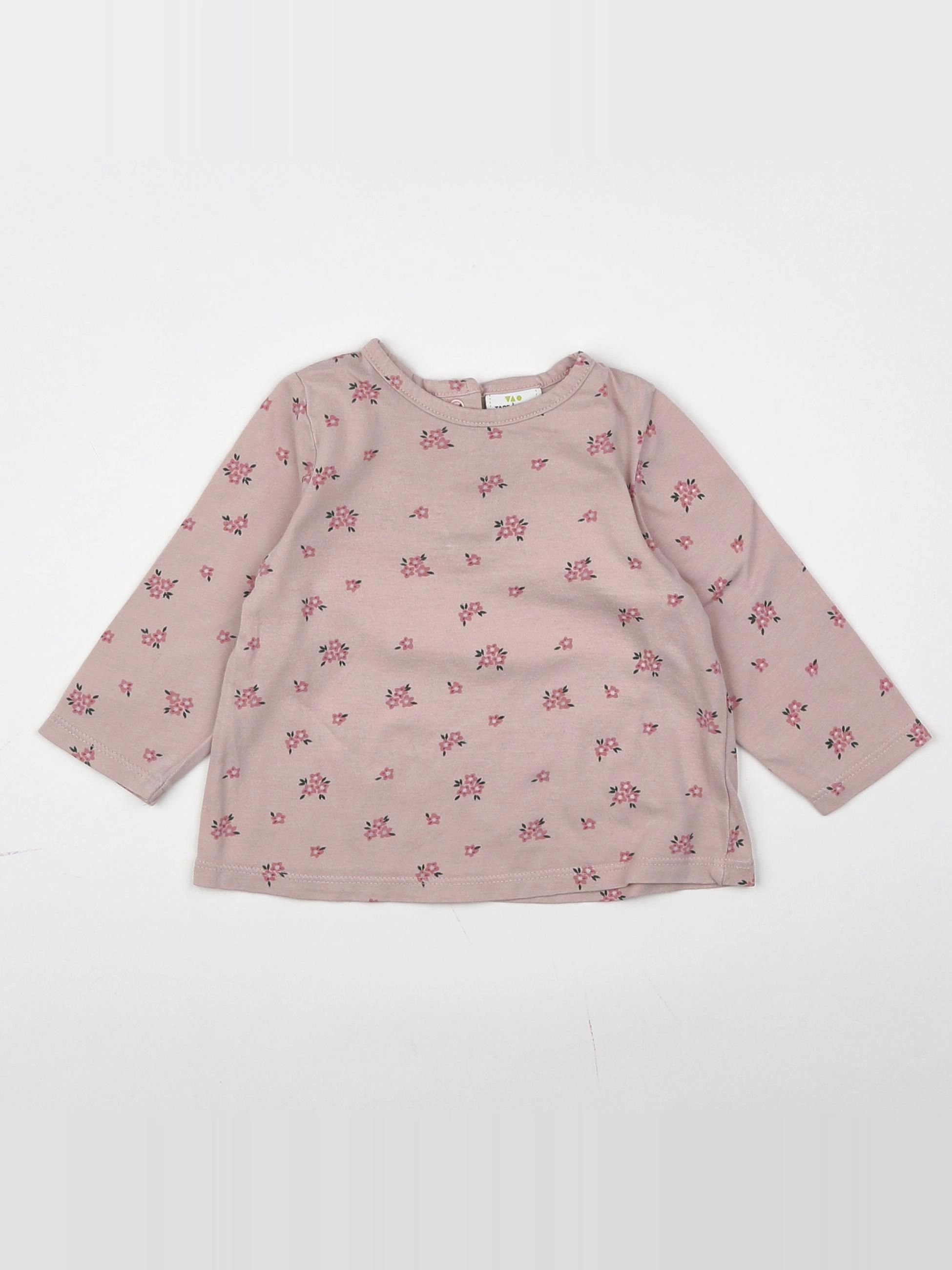 Tape à l'oeil - tee-shirt rose - 6 mois