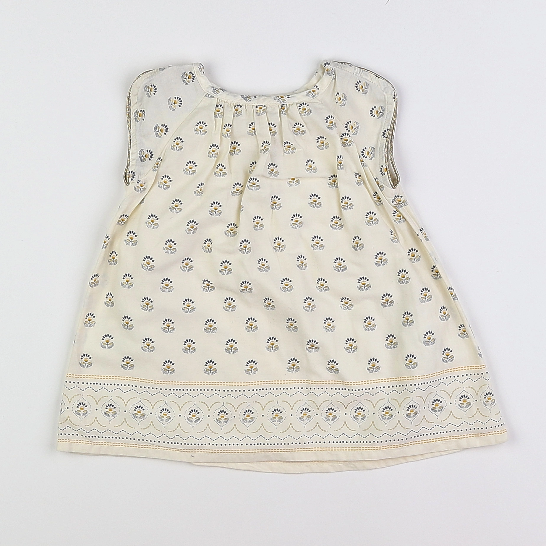 Tape à l'oeil - robe beige - 6 mois