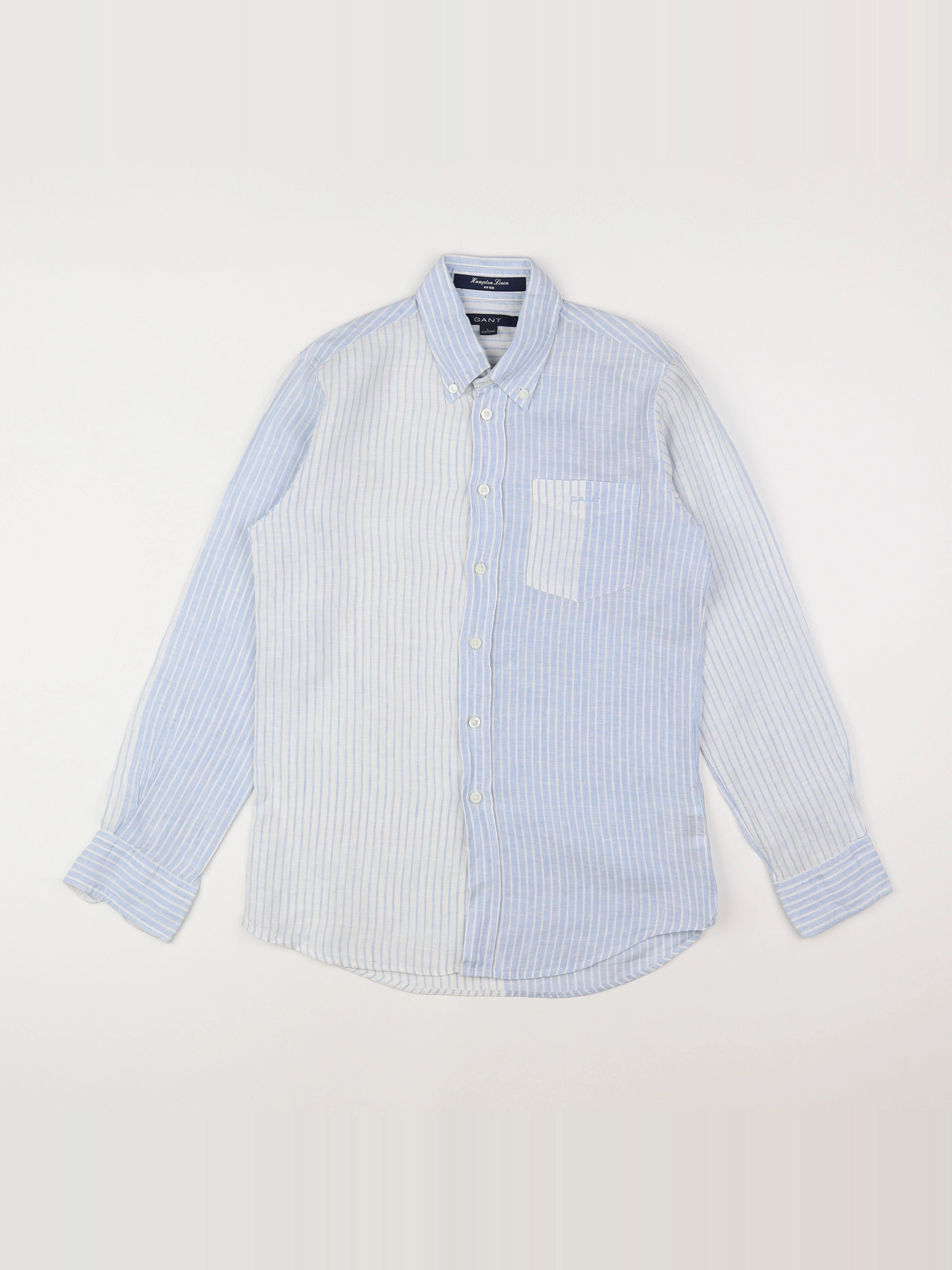 GANT - chemise bleu, blanc - 9/10 ans
