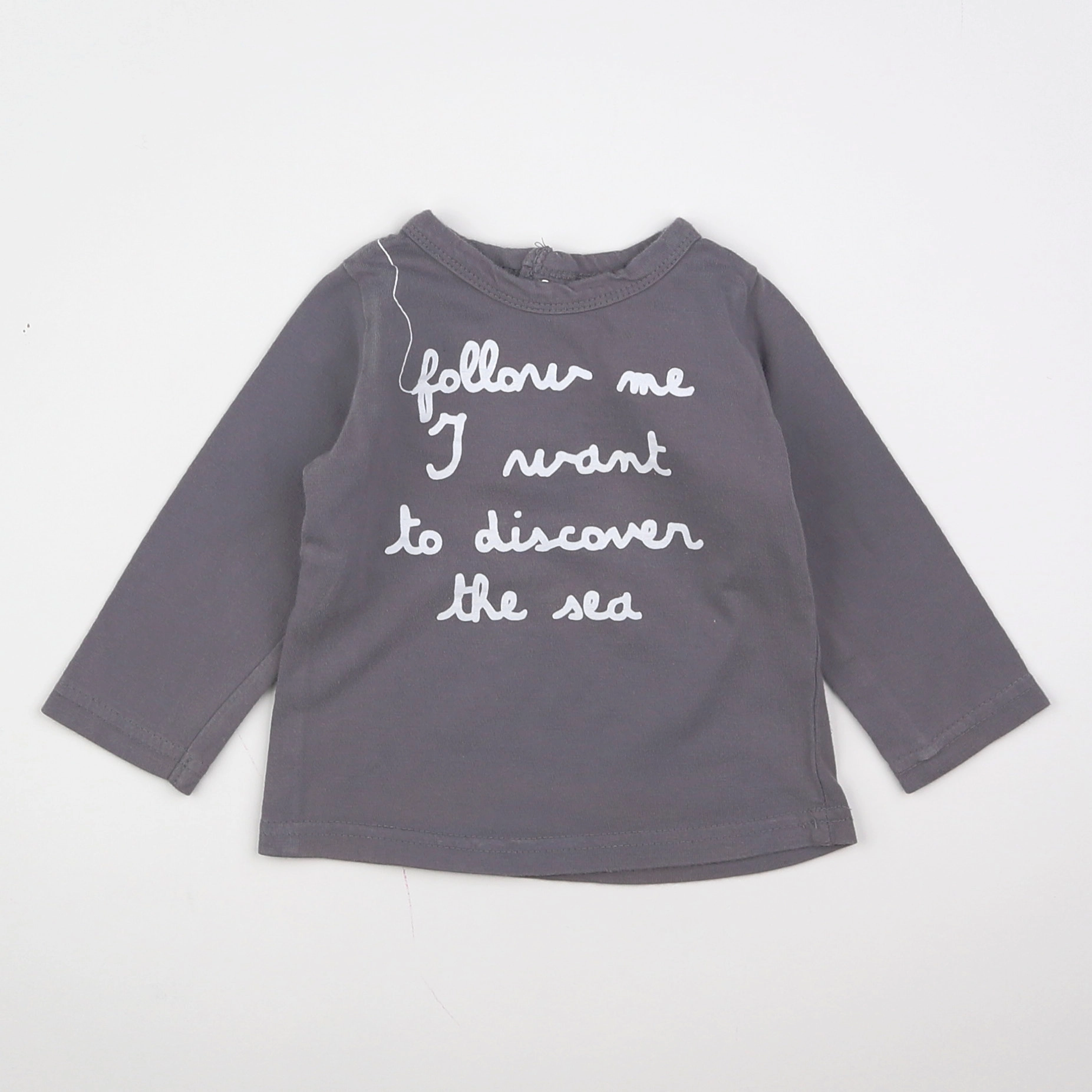 Tape à l'oeil - tee-shirt gris - 6 mois