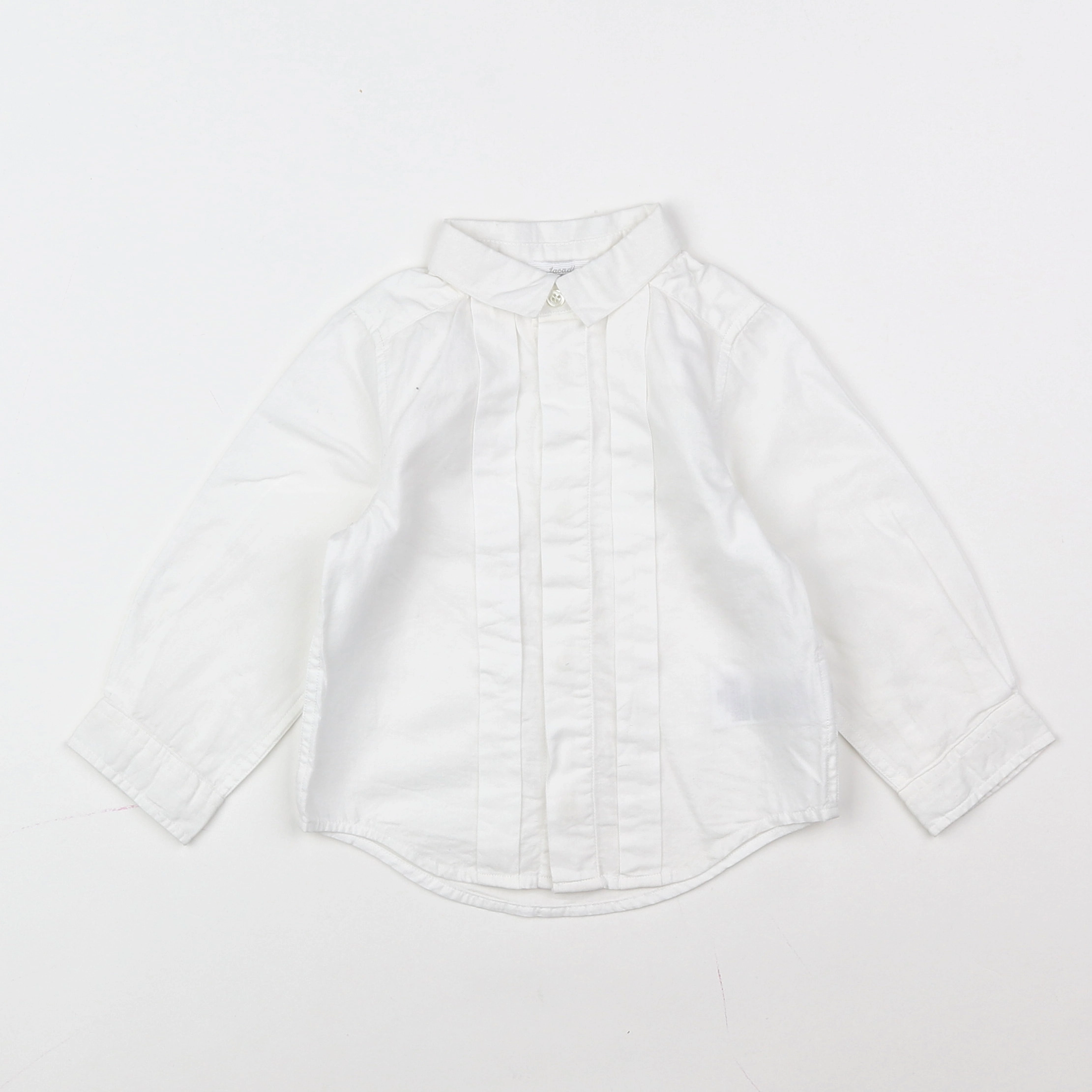 Jacadi - chemise blanc - 12 mois