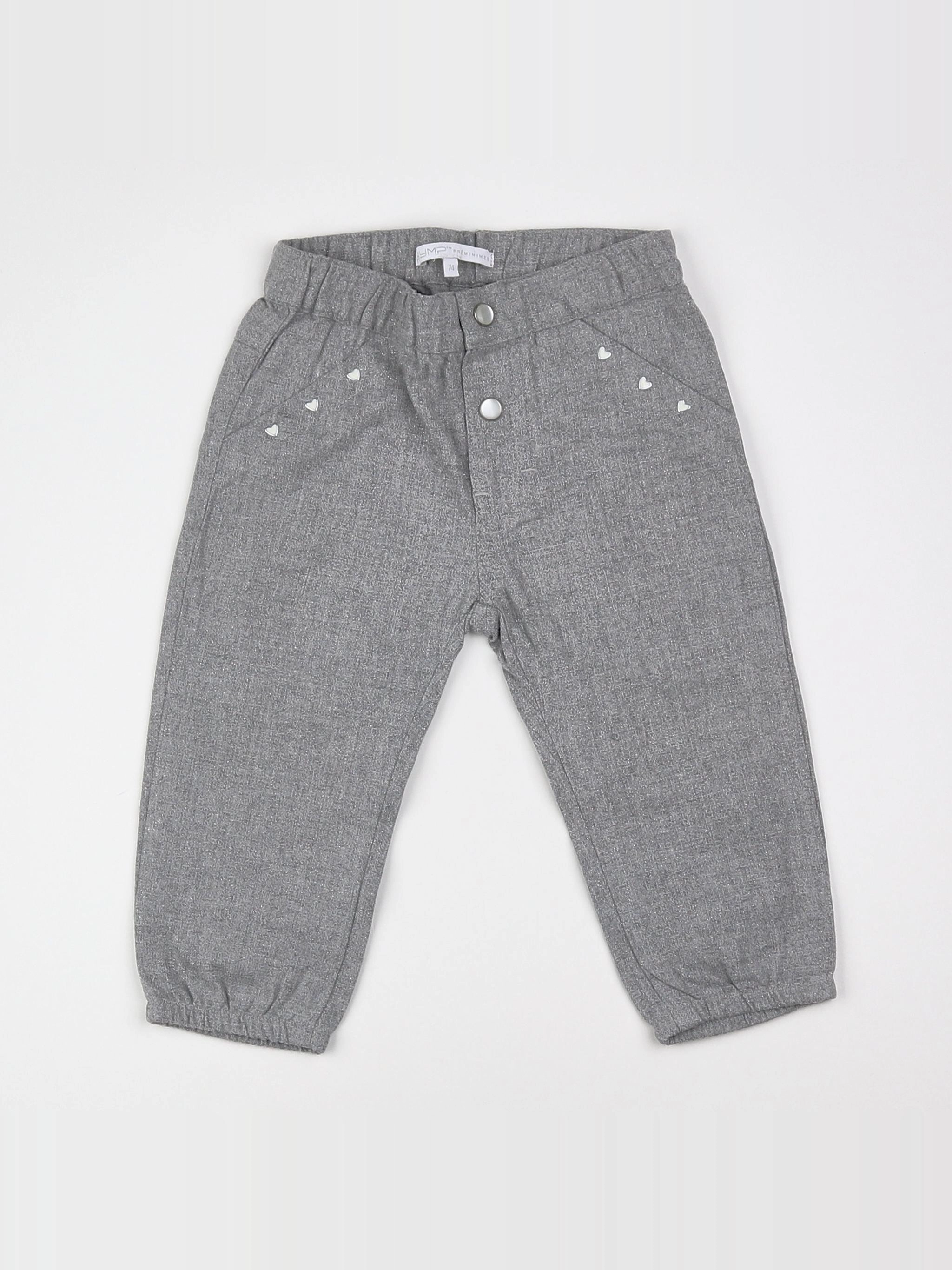 Gymp - pantalon argent, gris - 12 mois