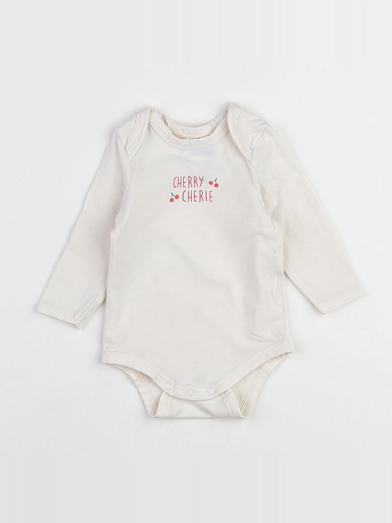 Tape à l'oeil - body beige - 1 mois