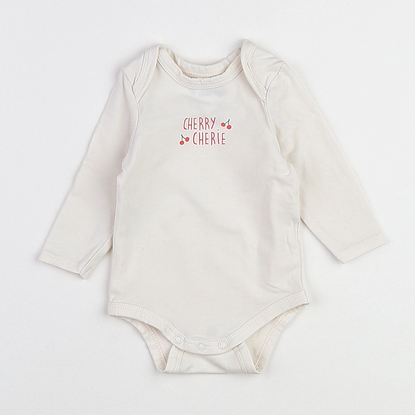 Tape à l'oeil - body beige - 1 mois