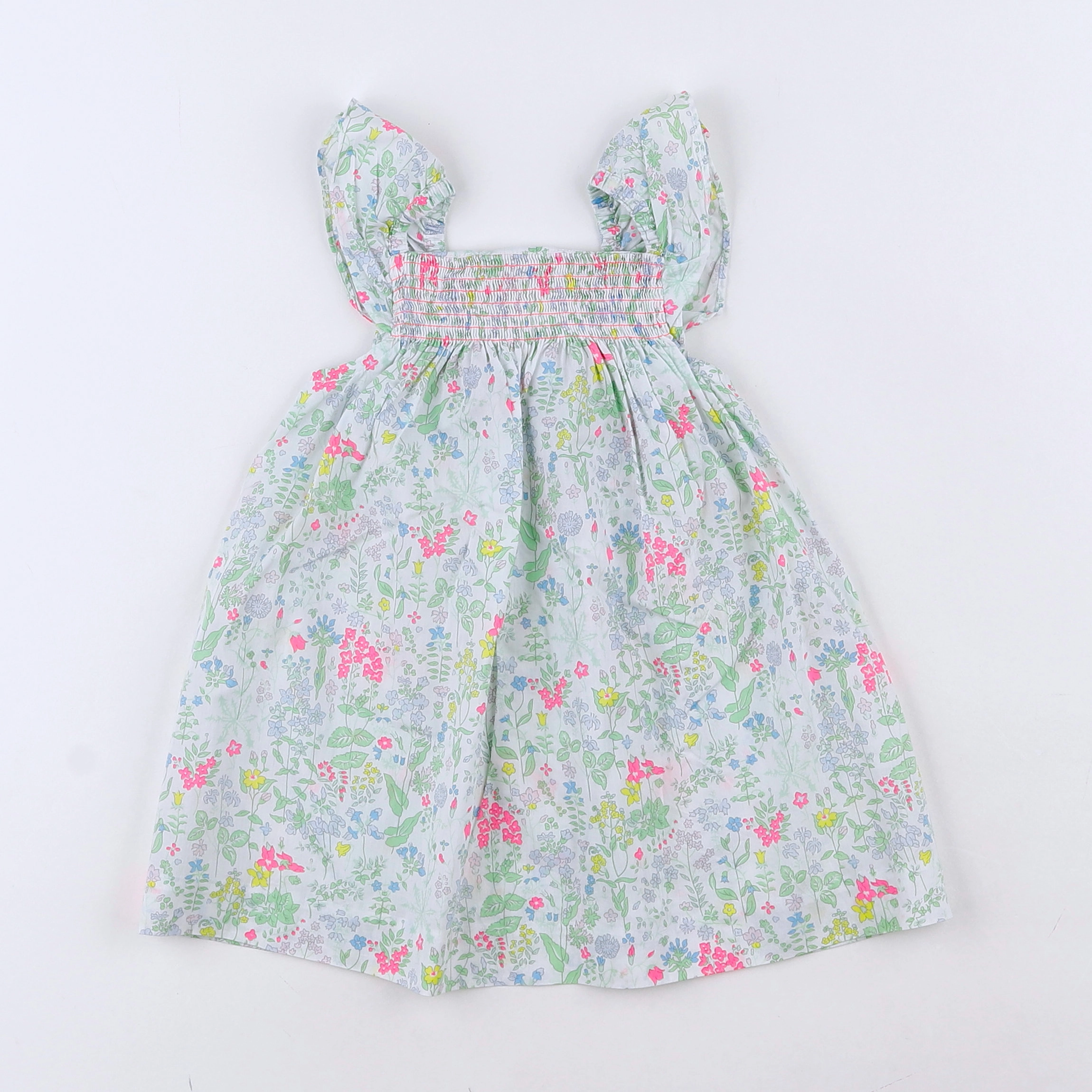 Jacadi - robe liberty multicolore - 12 mois