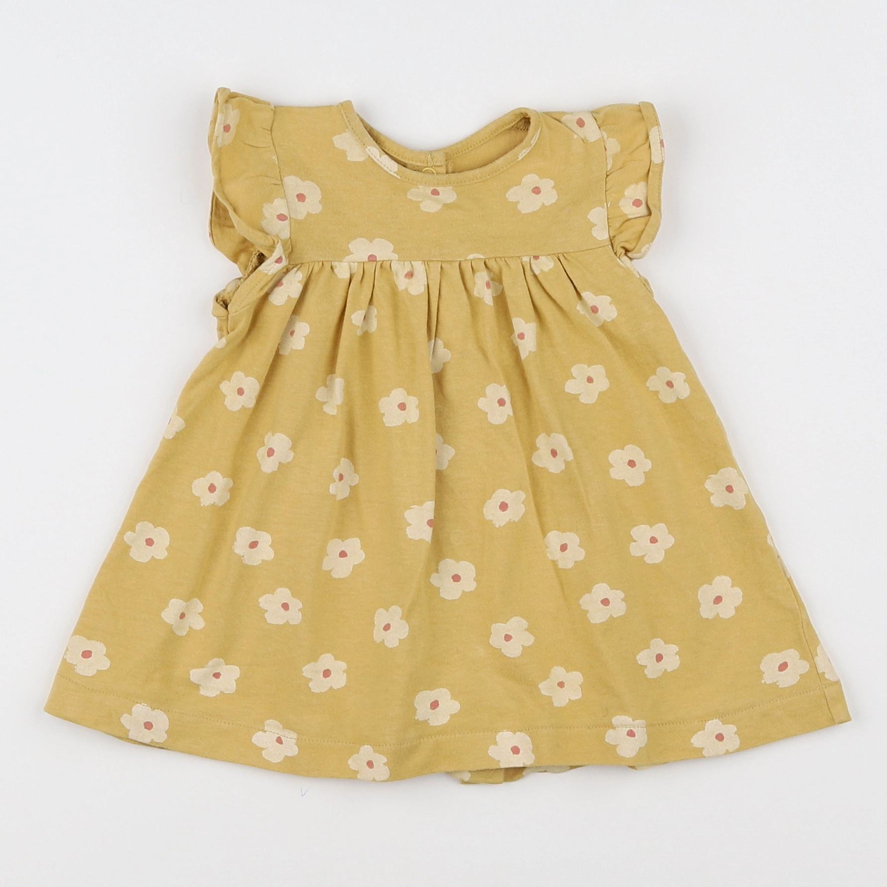 Vertbaudet - robe jaune - 6 mois