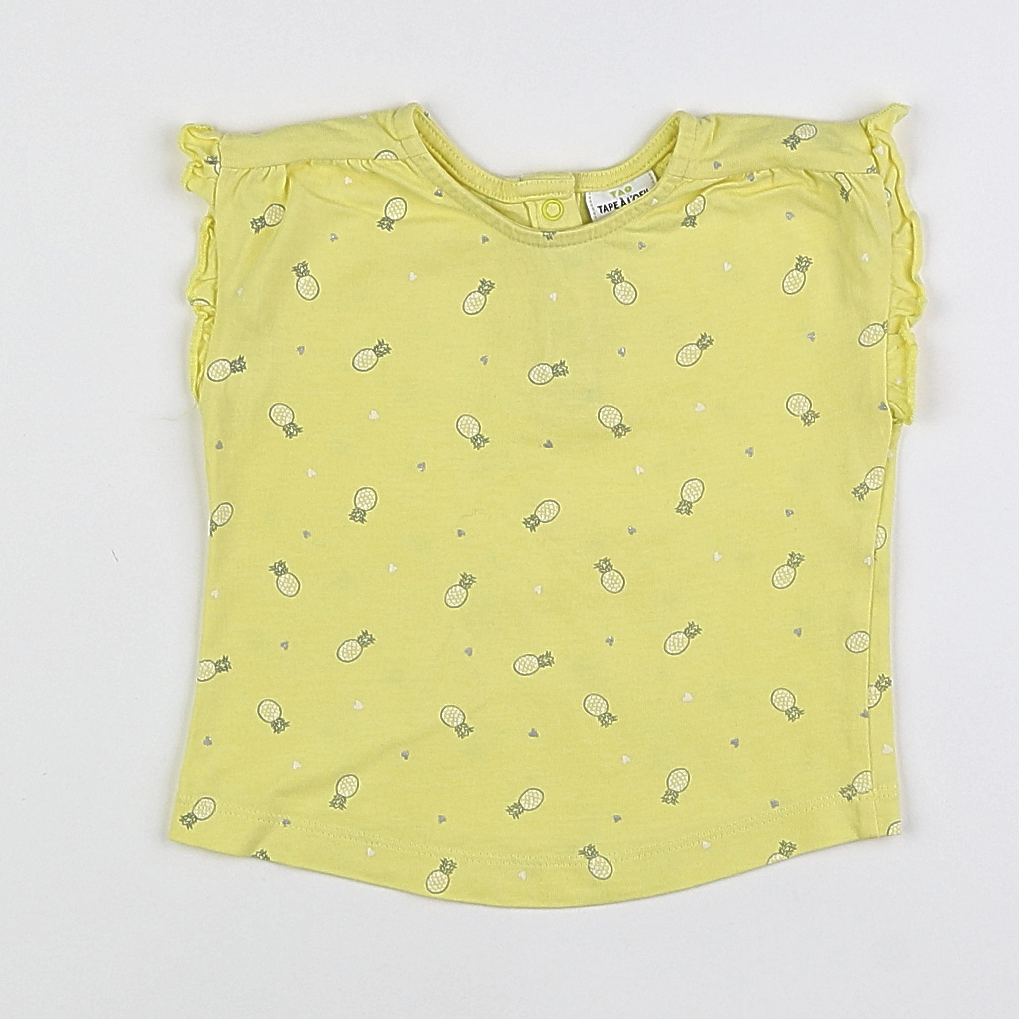 Tape à l'oeil - tee-shirt jaune - 12 mois