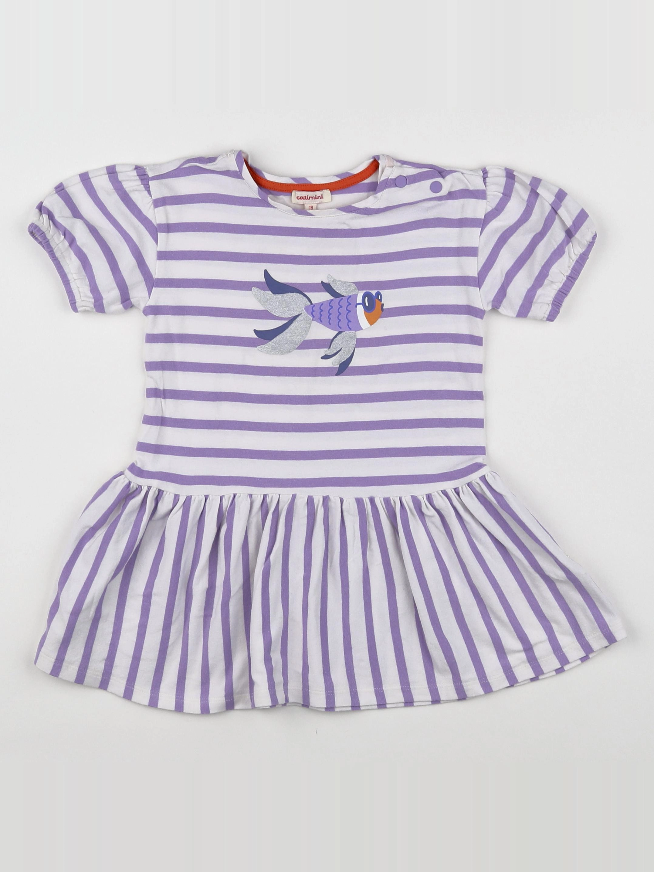 Catimini - robe blanc - 18 mois
