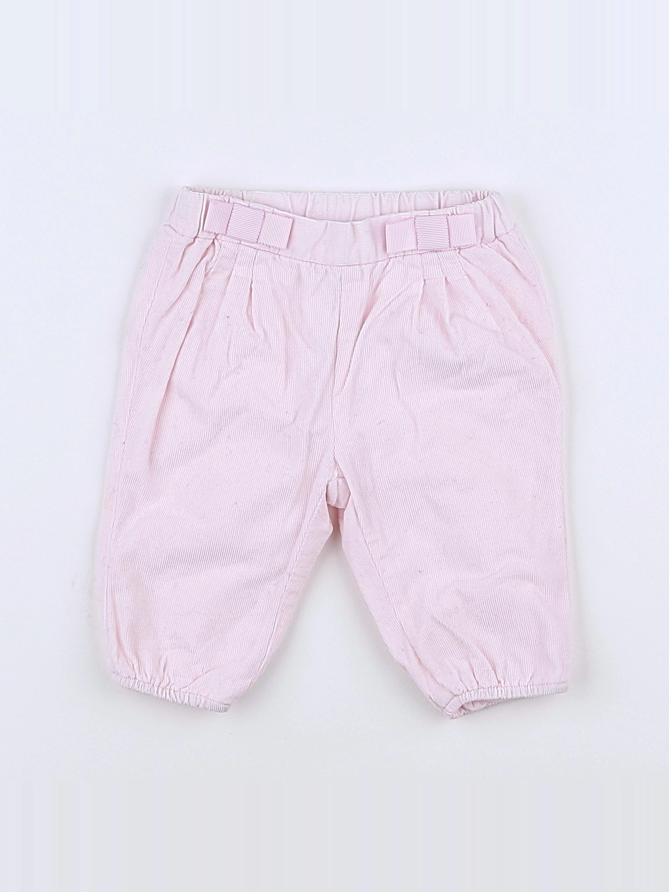 Jacadi - pantalon rose - 6 mois