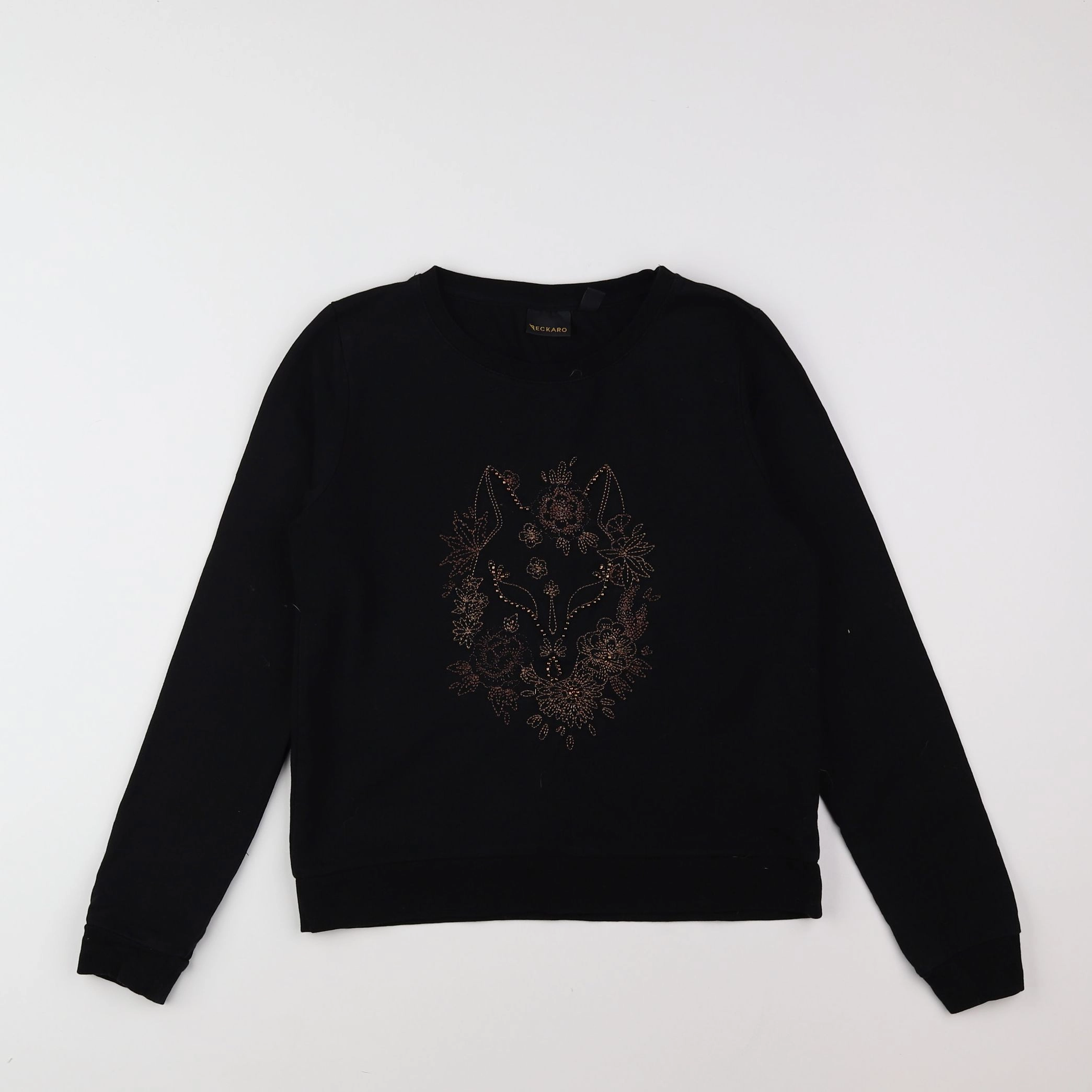 Beckaro - sweat or, noir - 13 ans