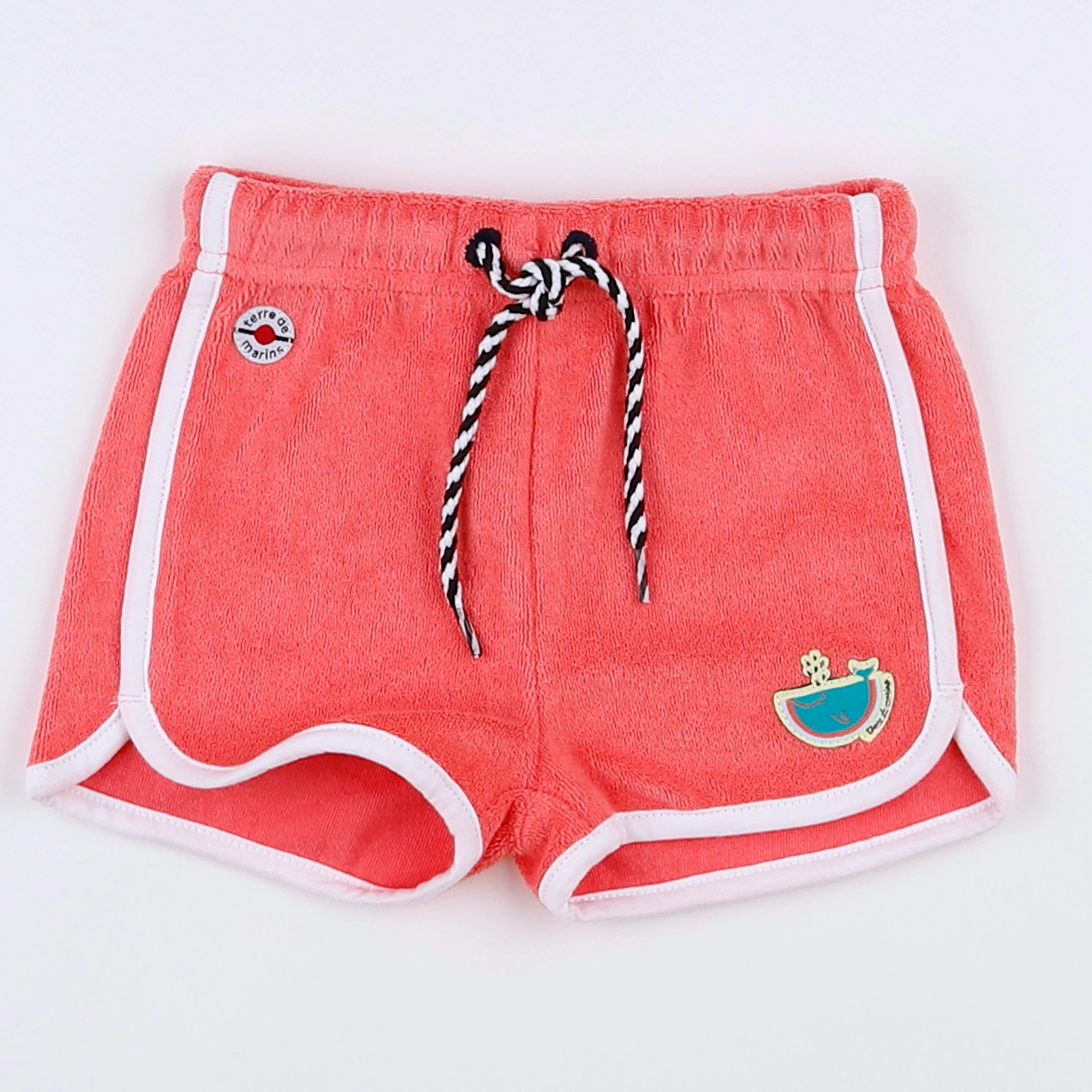 Terre de marins - short rose - 9 mois