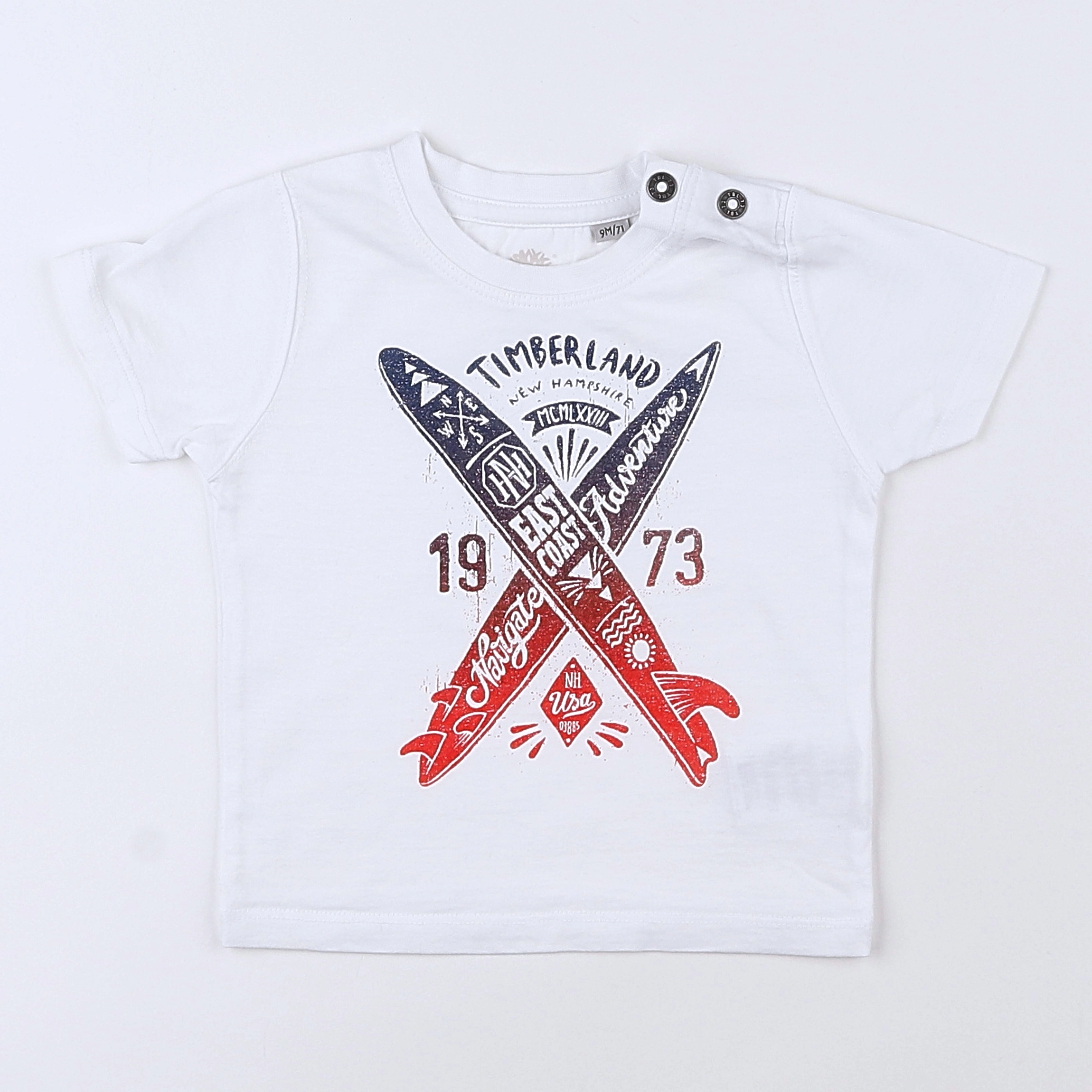 Timberland - tee-shirt blanc - 9 mois