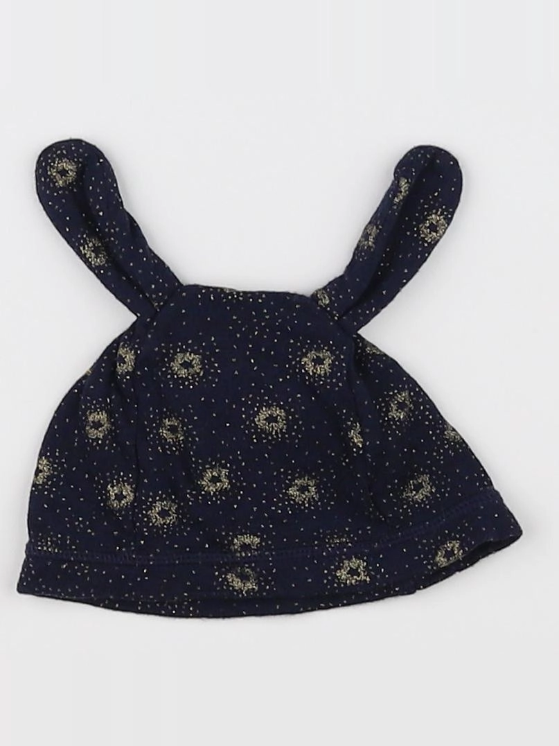 Petit Bateau - bonnet bleu, or - 12 mois