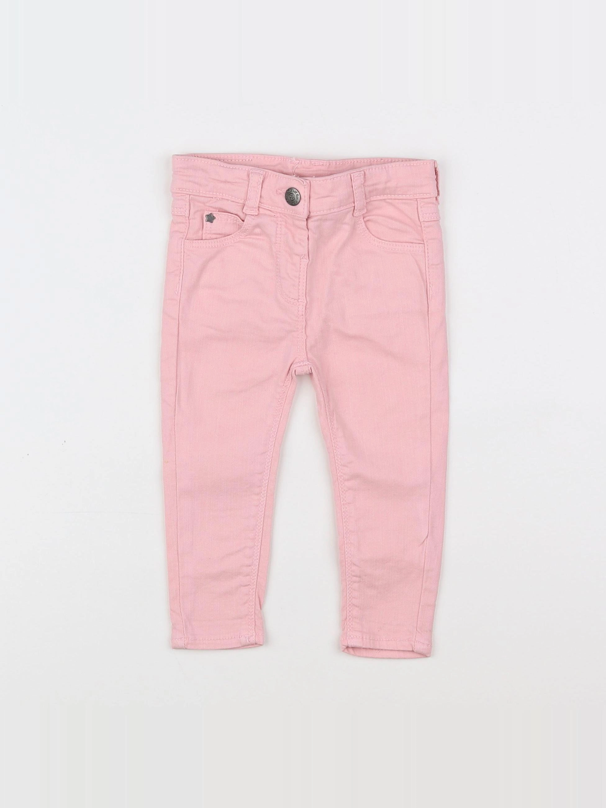 Tape à l'oeil - pantalon rose - 12 mois