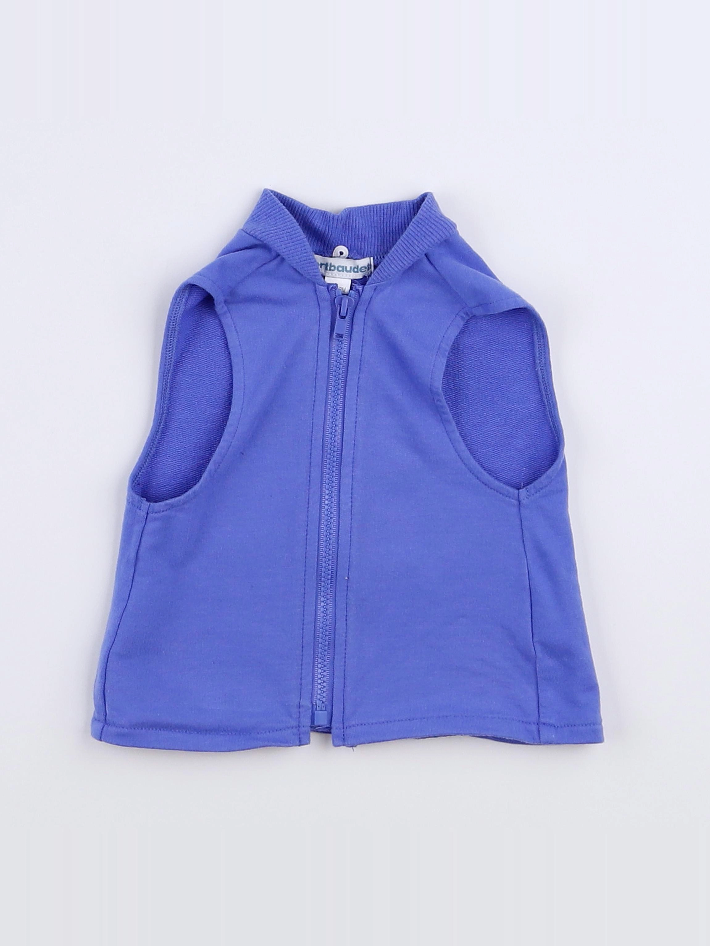 Vertbaudet - sweat bleu - 3 mois