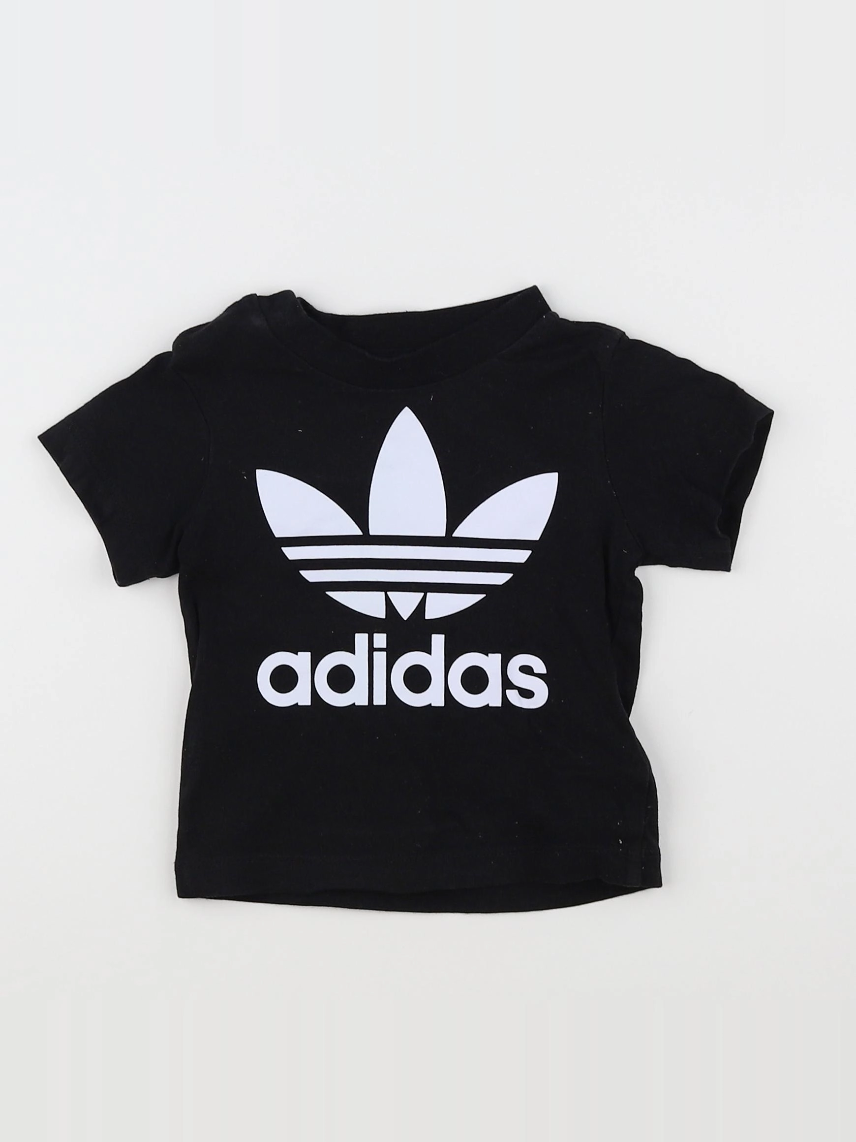 Adidas - tee-shirt noir - 6/9 mois