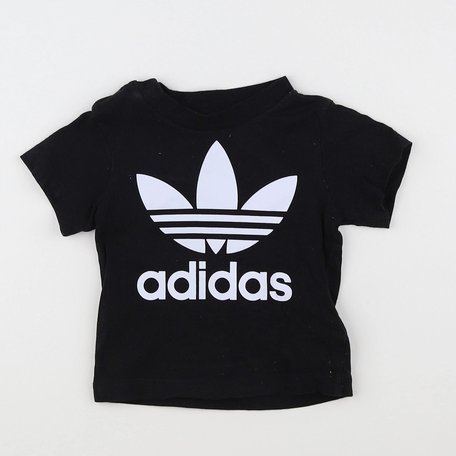 Adidas - tee-shirt noir - 6/9 mois