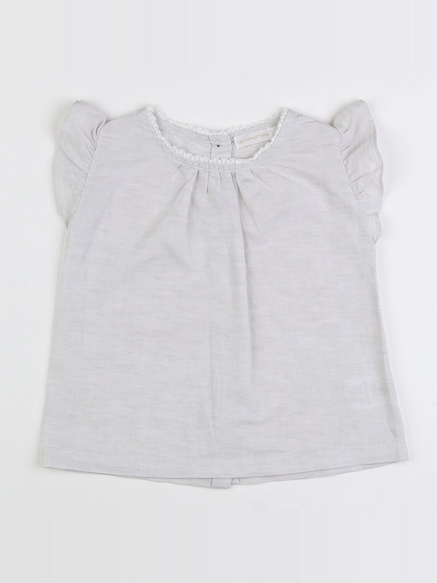 Les Enfantines - blouse gris - 18 mois