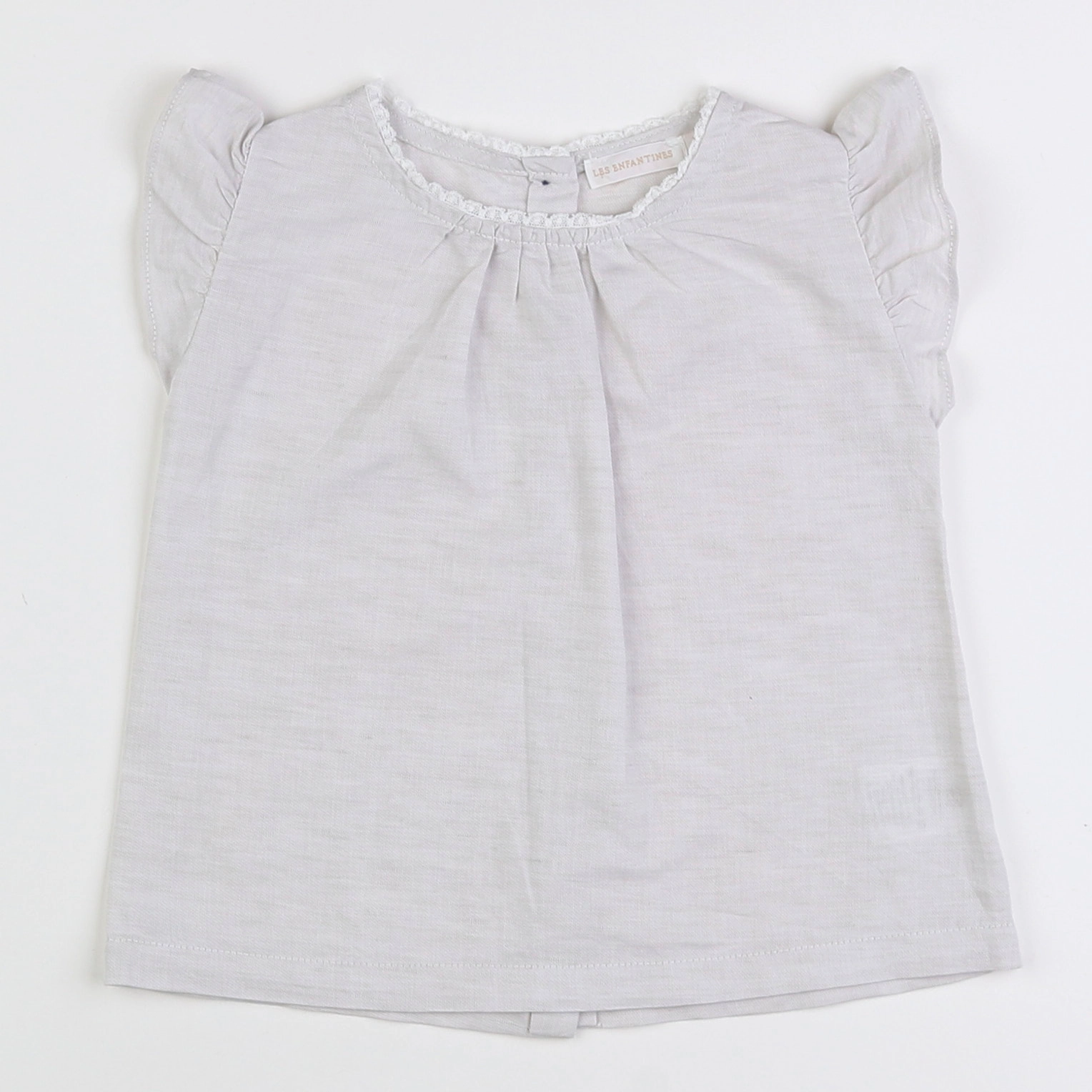 Les Enfantines - blouse gris - 18 mois