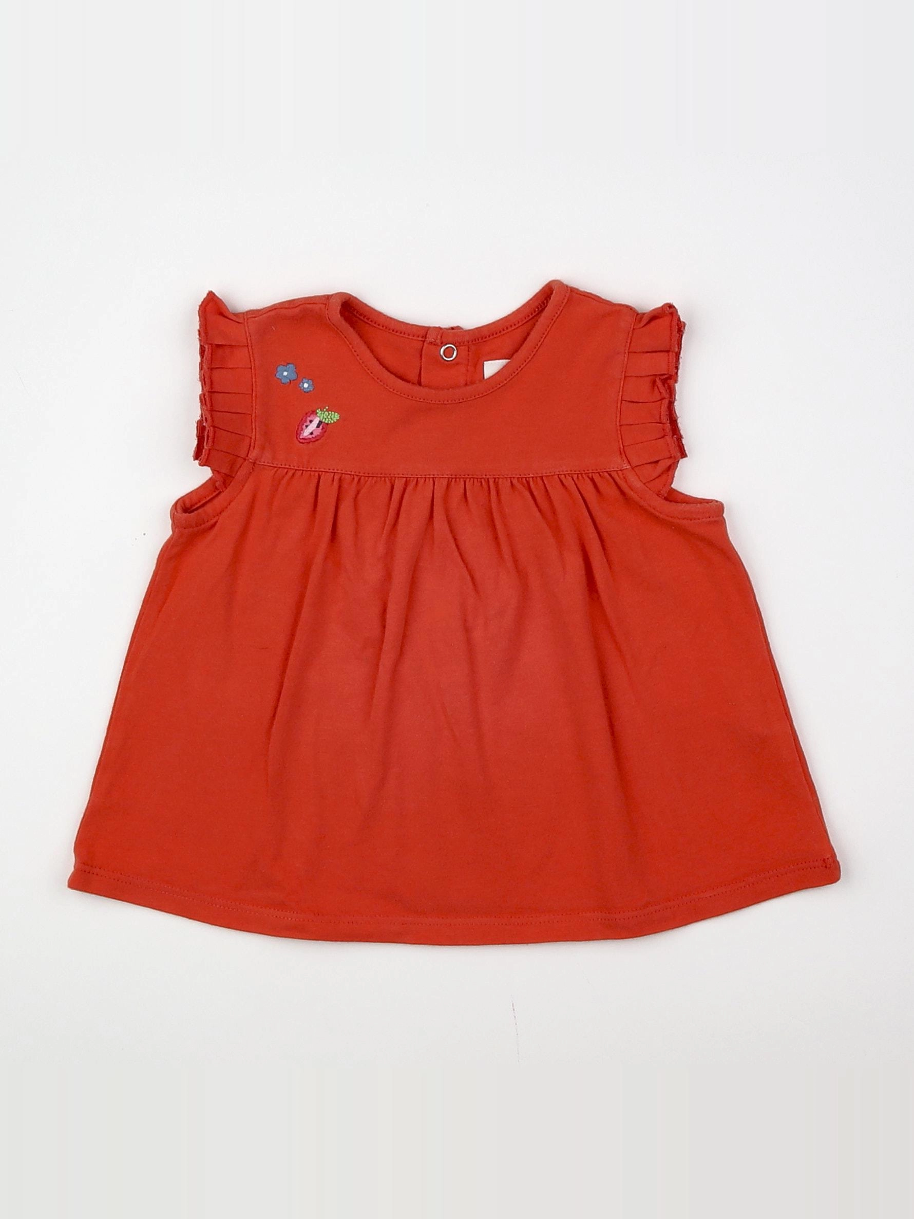Catimini - tee-shirt rouge - 12 mois