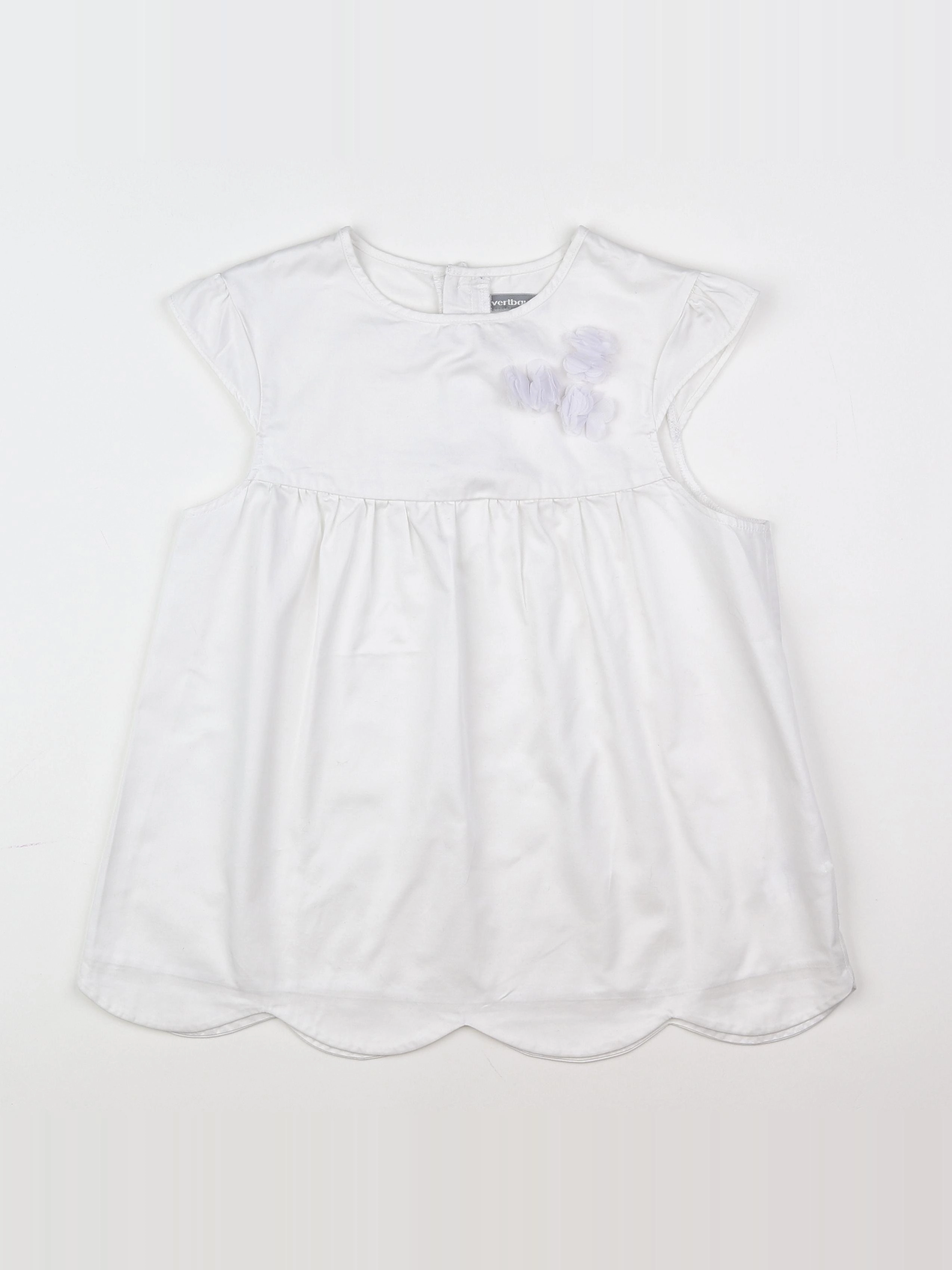Vertbaudet - blouse blanc - 12 ans