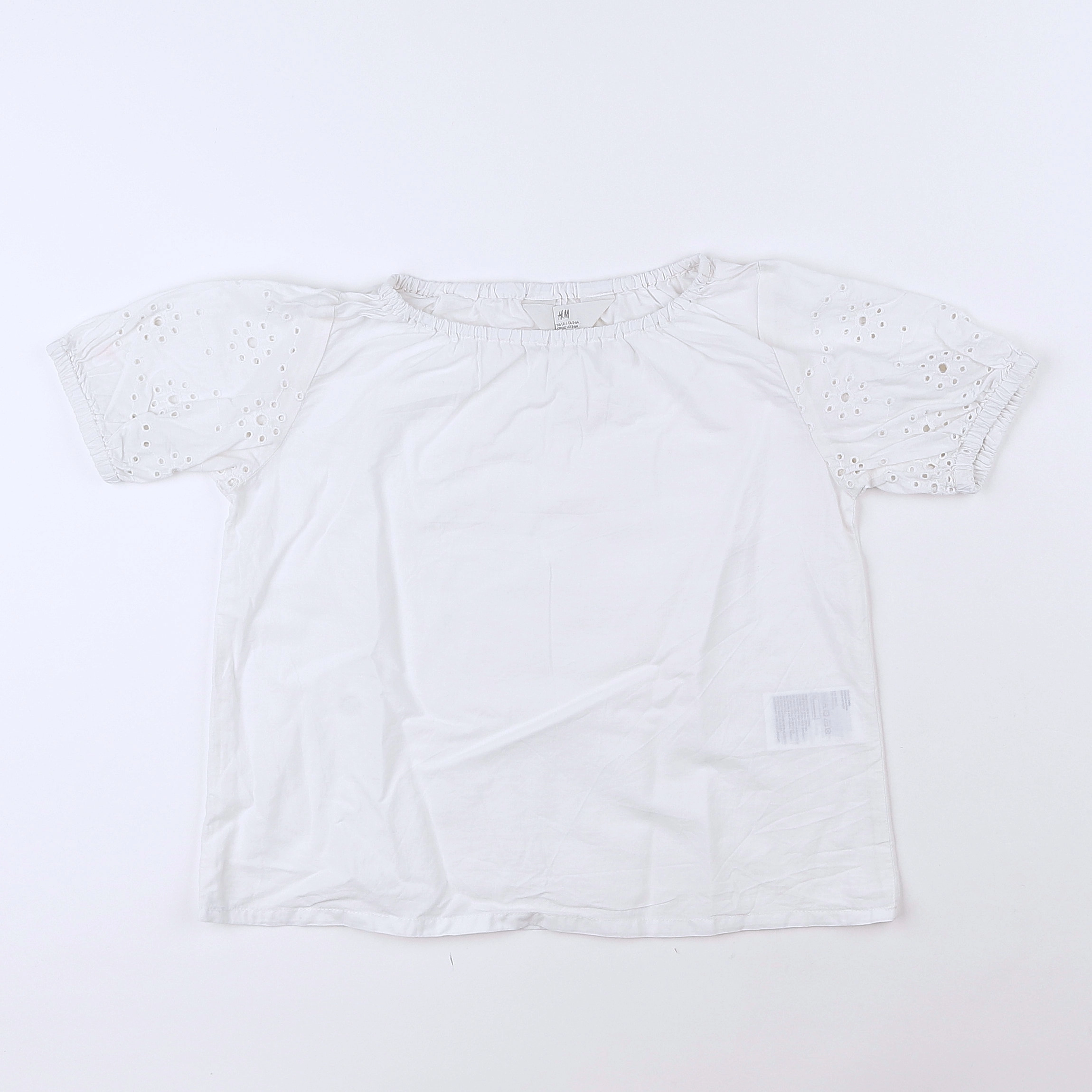 H&M - blouse blanc - 5/6 ans