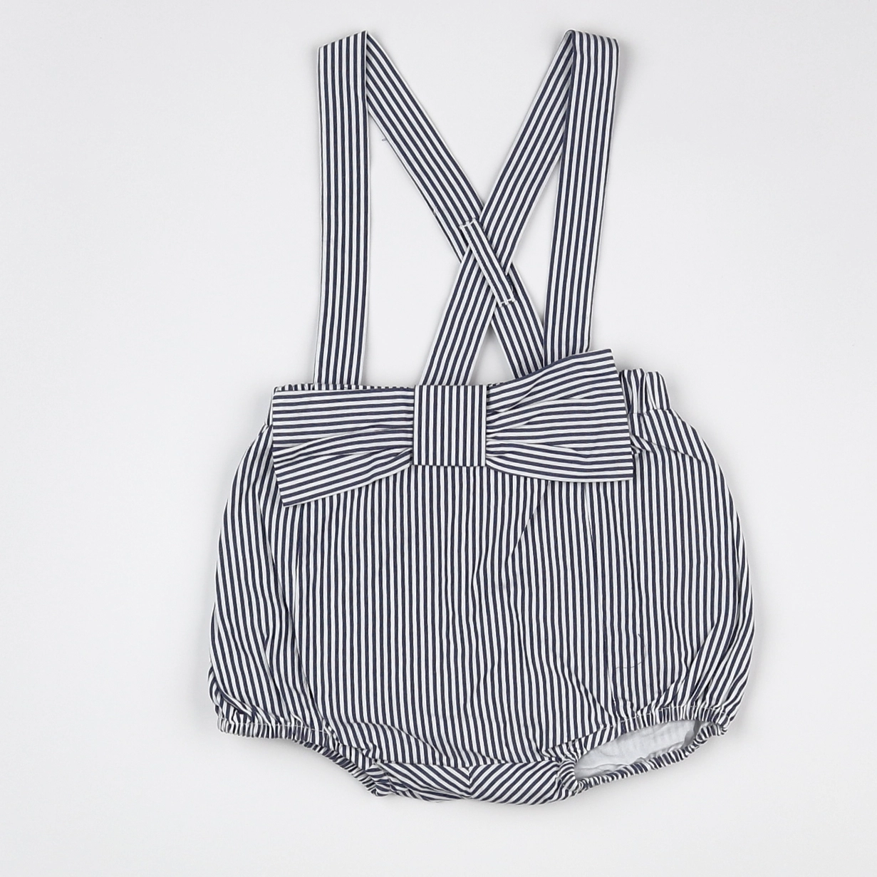 Jacadi - bloomer bleu, blanc - 12 mois