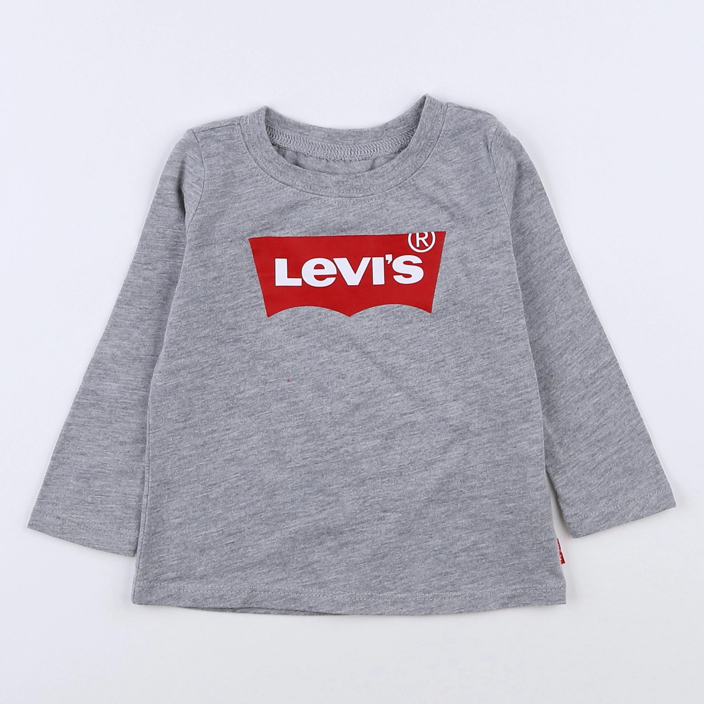 Levi's - tee-shirt gris, rouge - 12 mois
