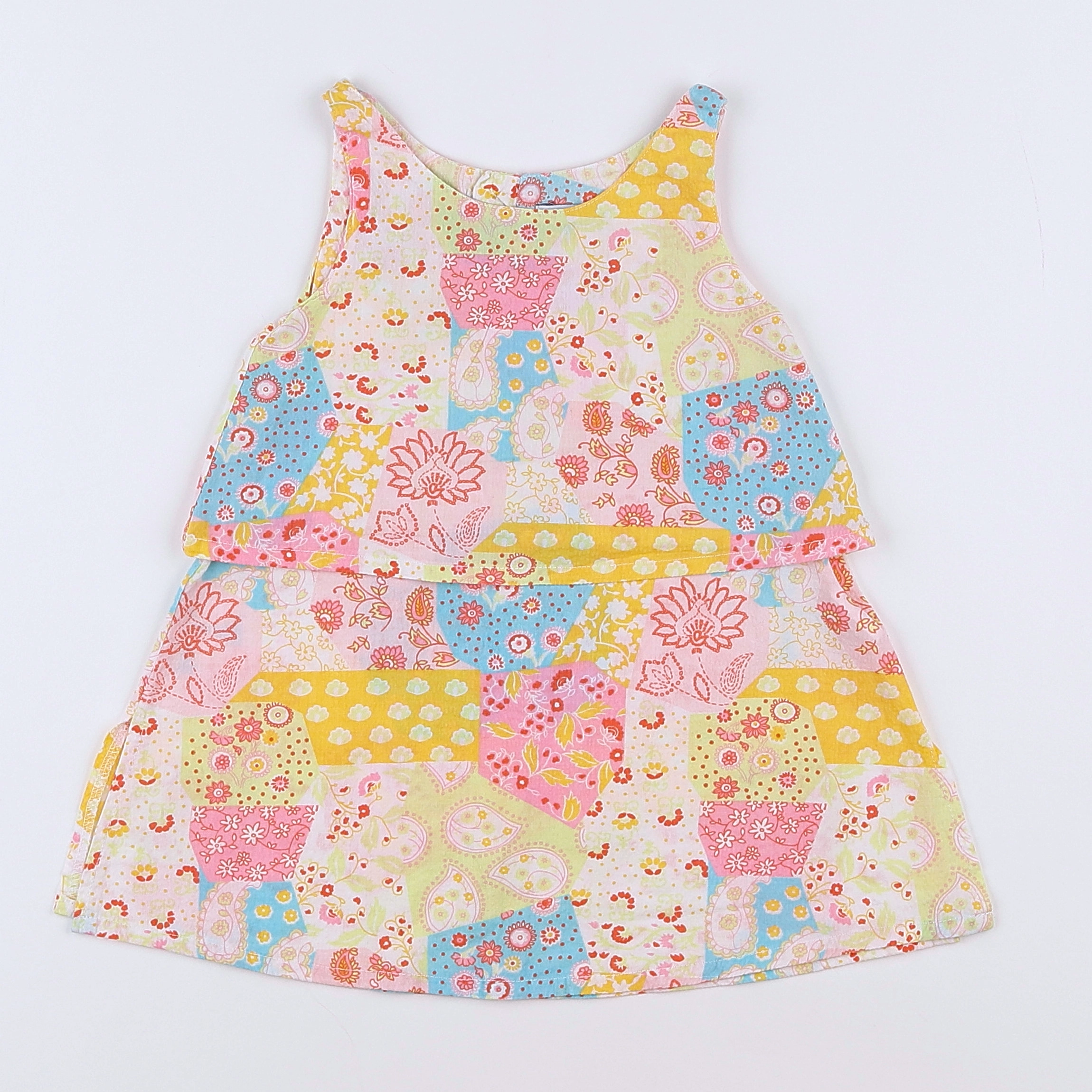 Okaidi - robe multicolore - 6 mois