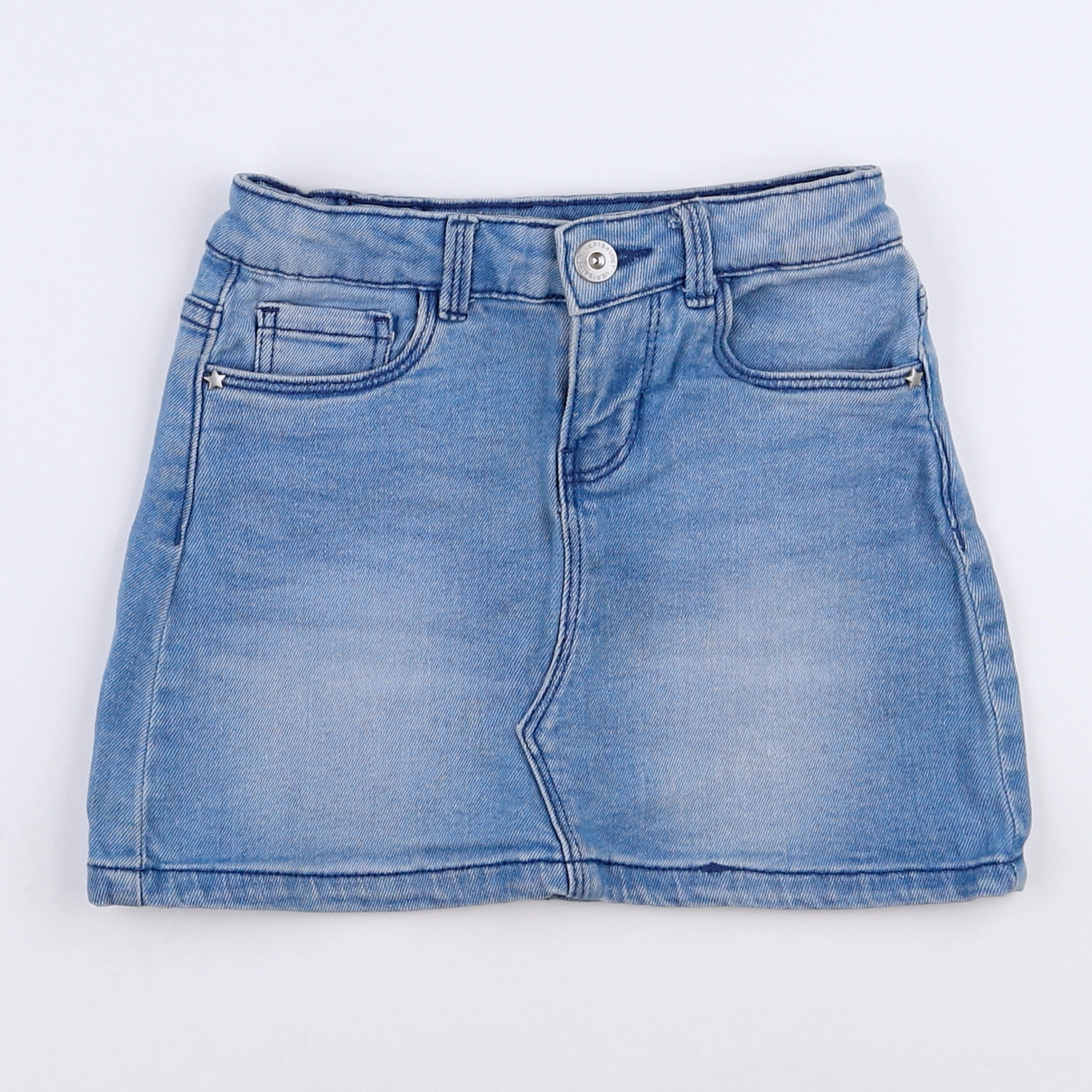 Vertbaudet - jupe bleu - 6 ans