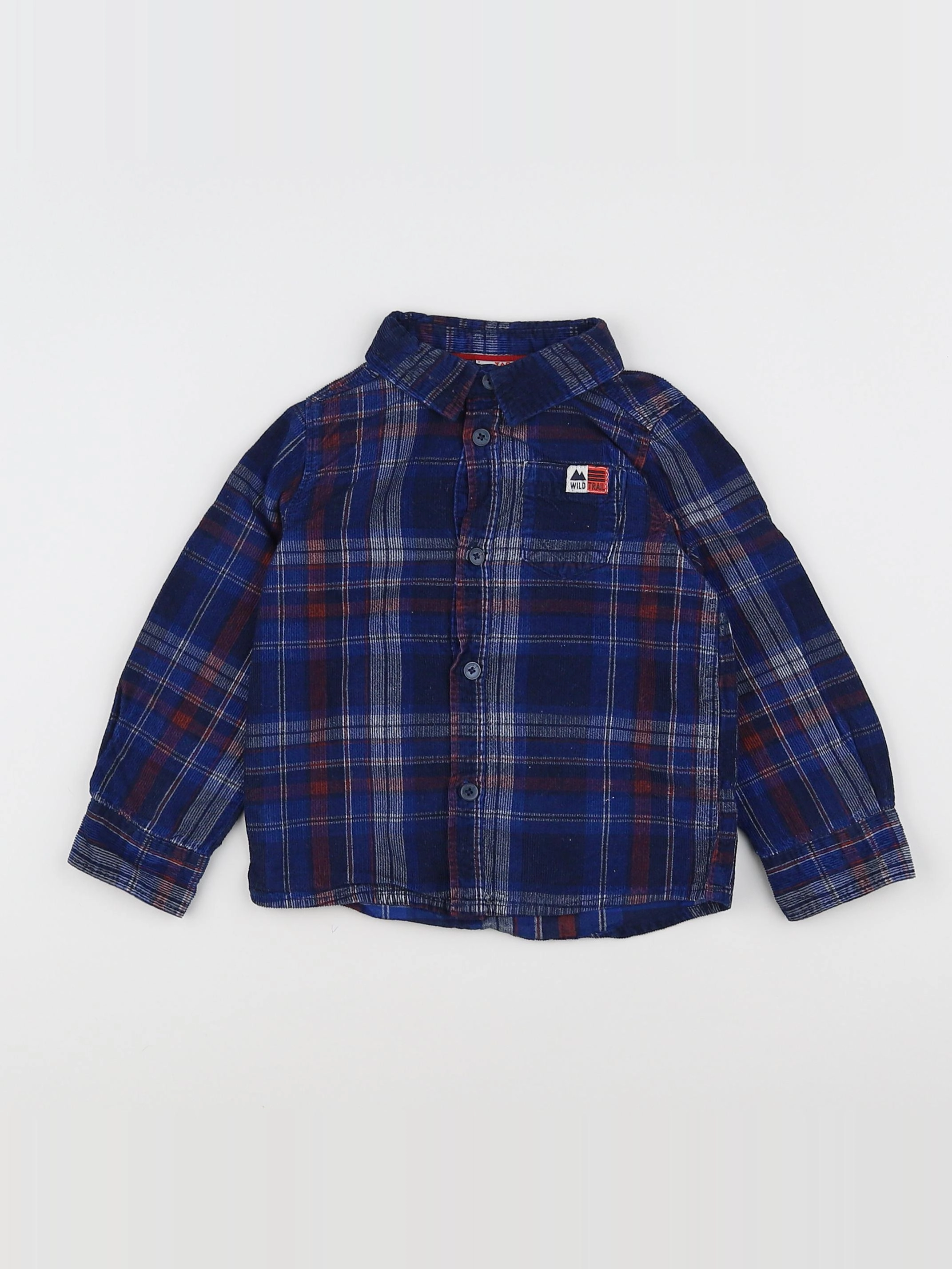 Tape à l'oeil - chemise bleu - 2 ans