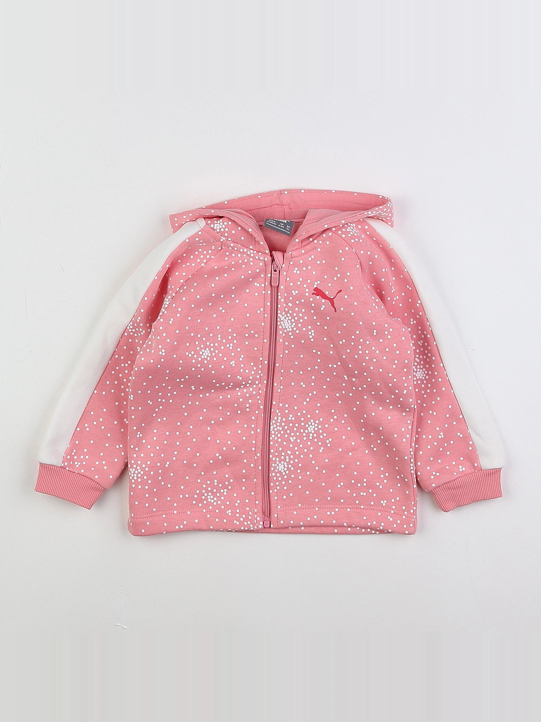 Puma - sweat rose - 6/9 mois