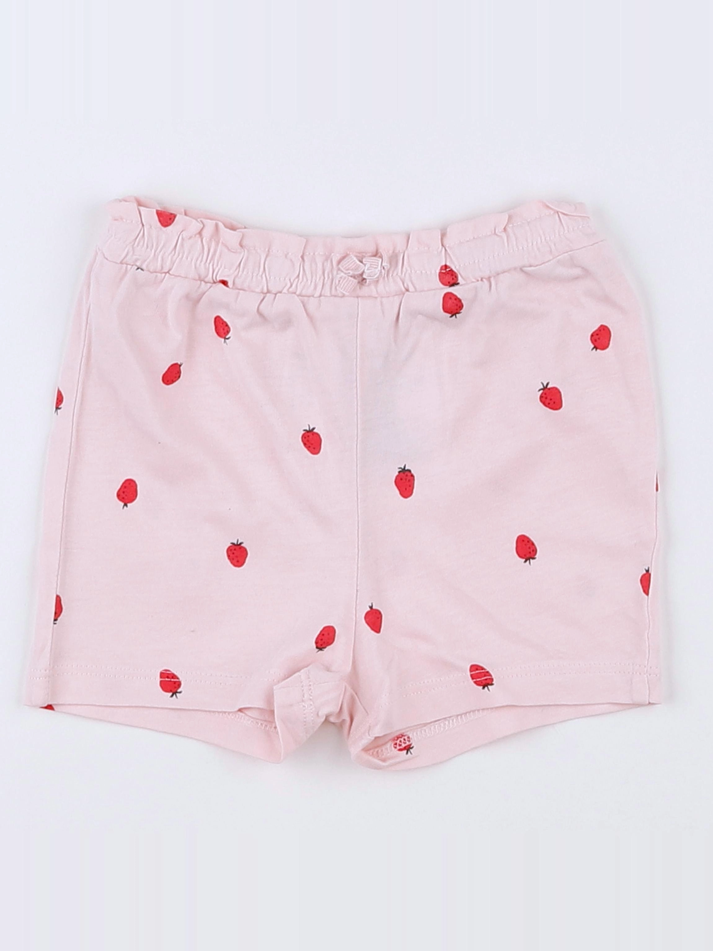 H&M - short rose - 3 mois