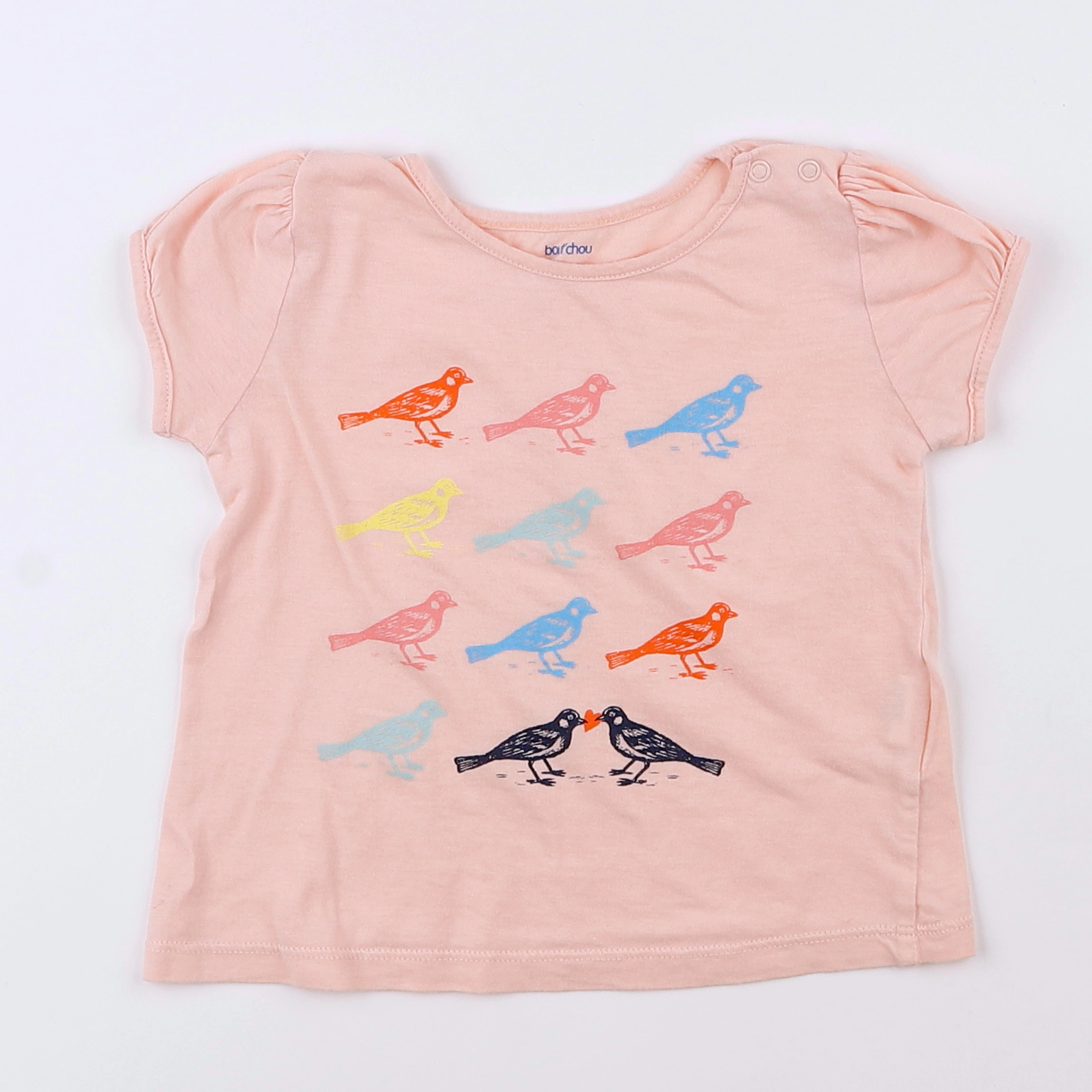 Boutchou - tee-shirt rose - 12 mois