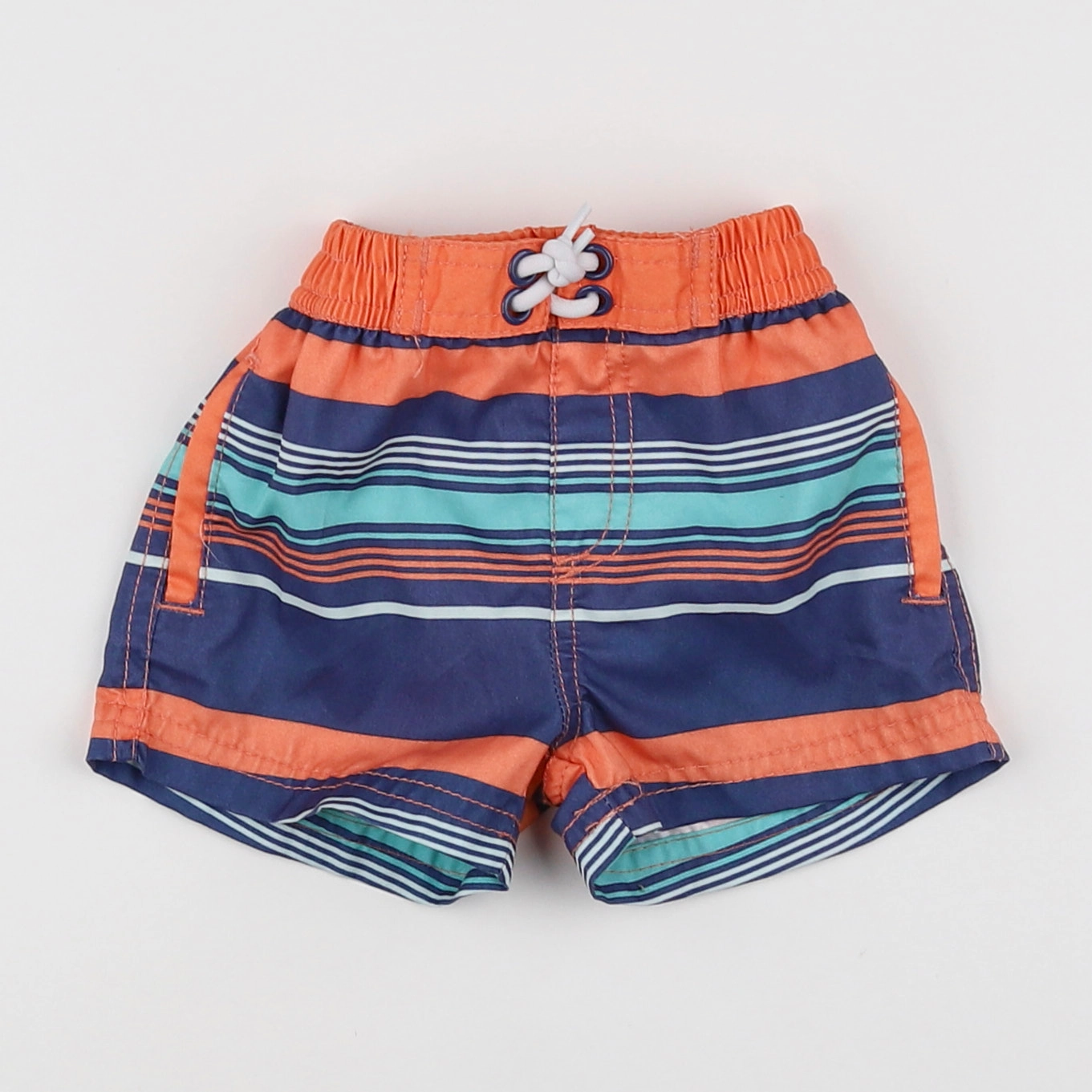 Tape à l'oeil - maillot de bain orange, bleu - 9 mois