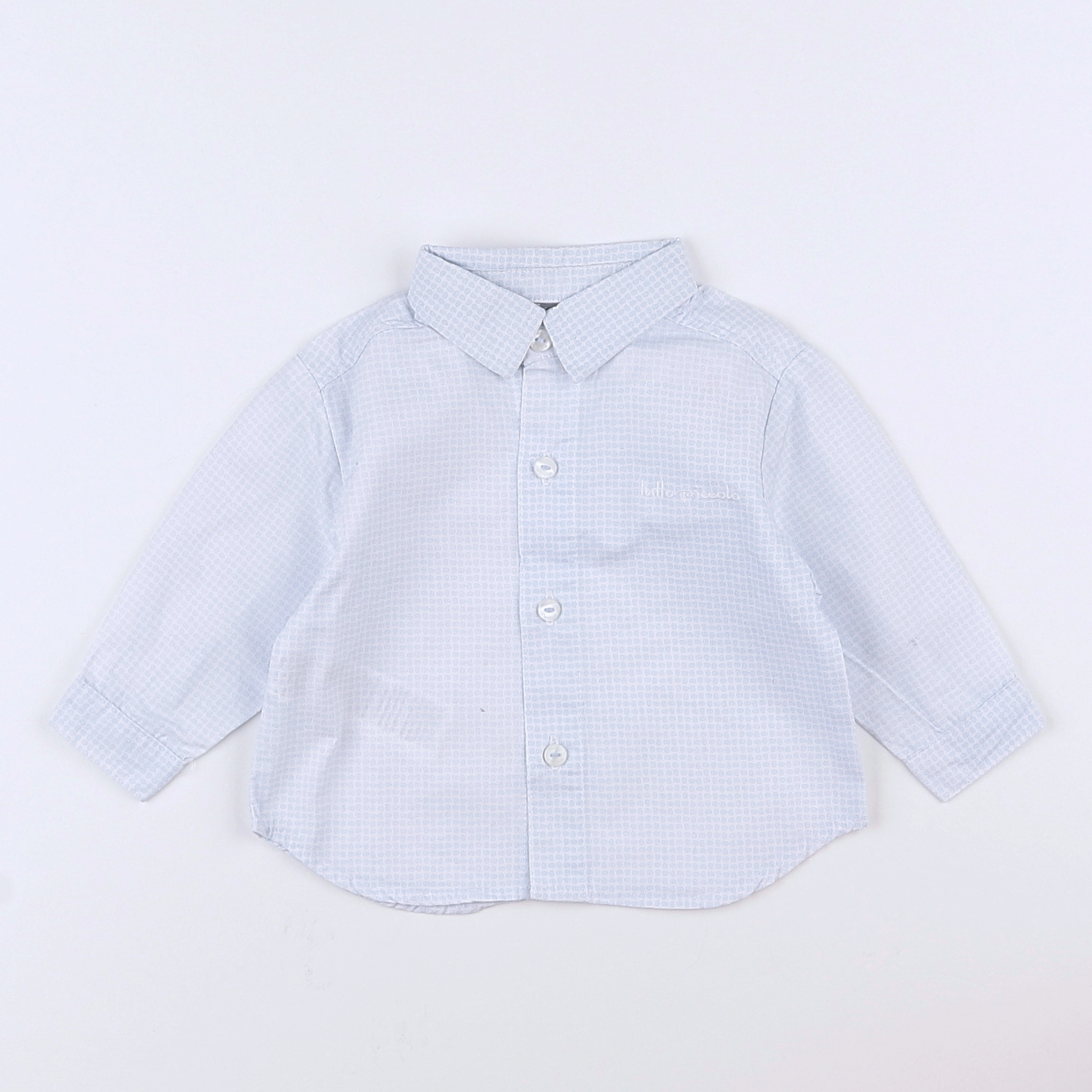 Tutto Piccolo - chemise blanc, bleu - 9/12 mois