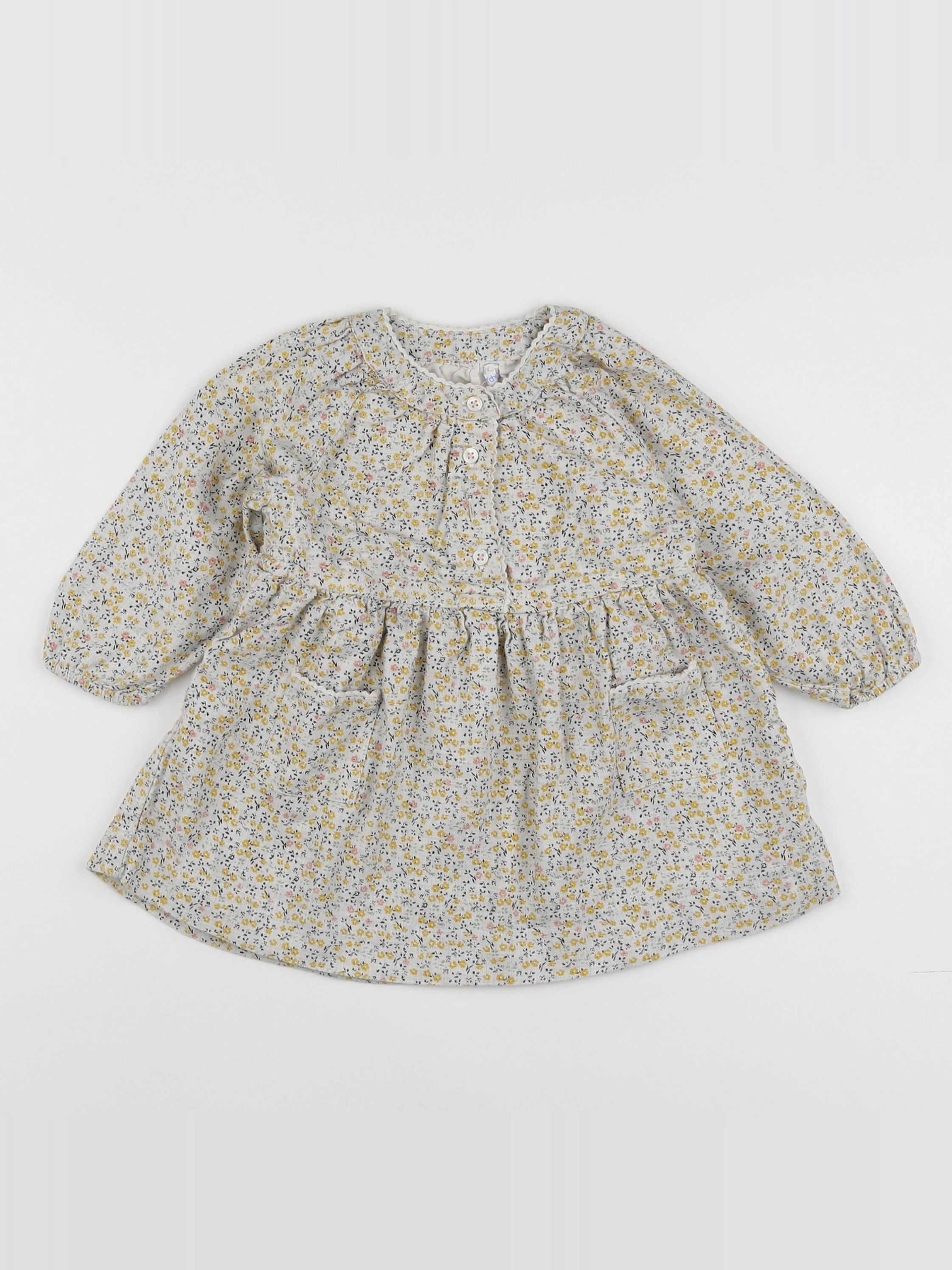 Boutchou - robe multicolore - 12 mois