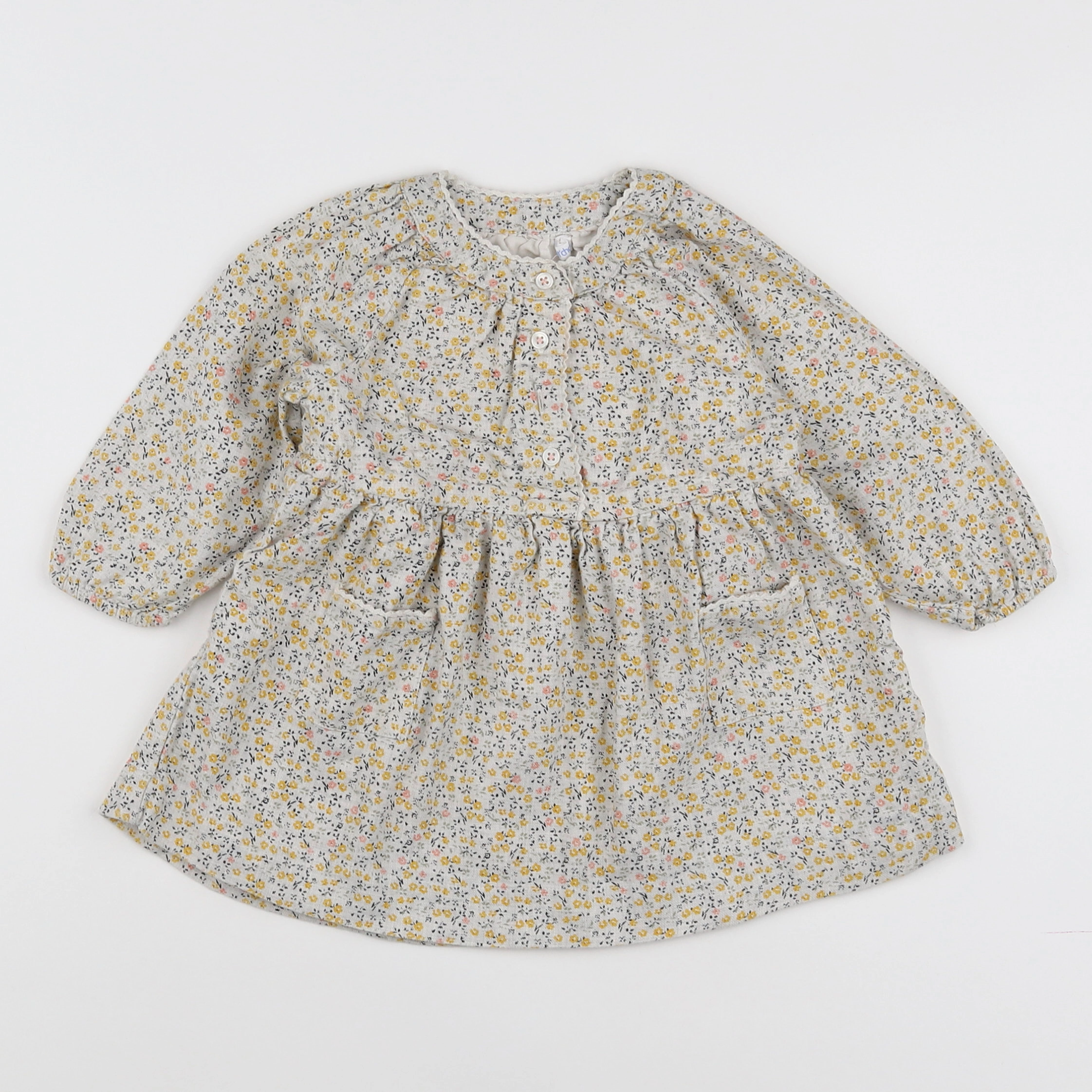 Boutchou - robe multicolore - 12 mois