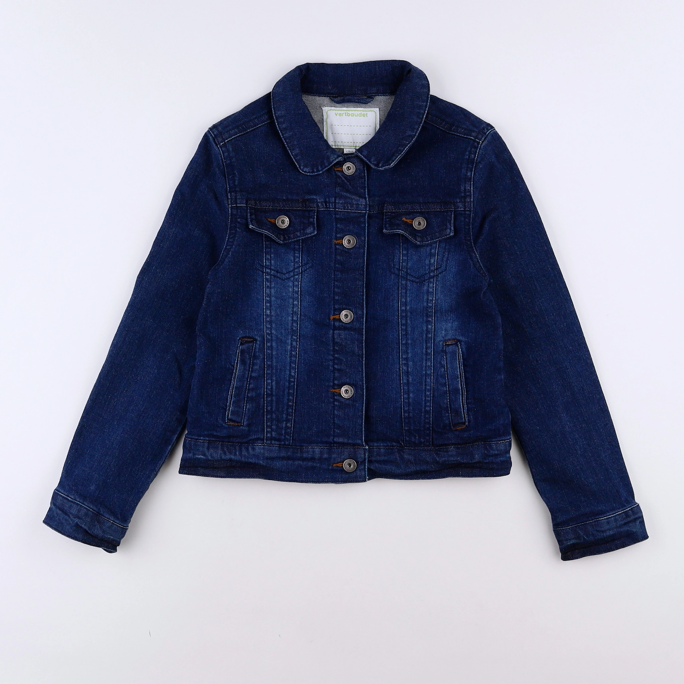 Vertbaudet - veste bleu - 8 ans