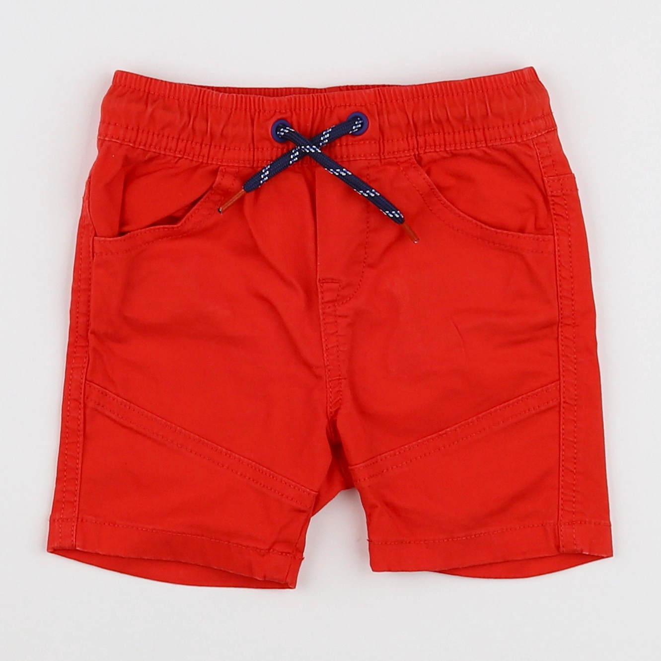 Catimini - short rouge, orange - 12 mois