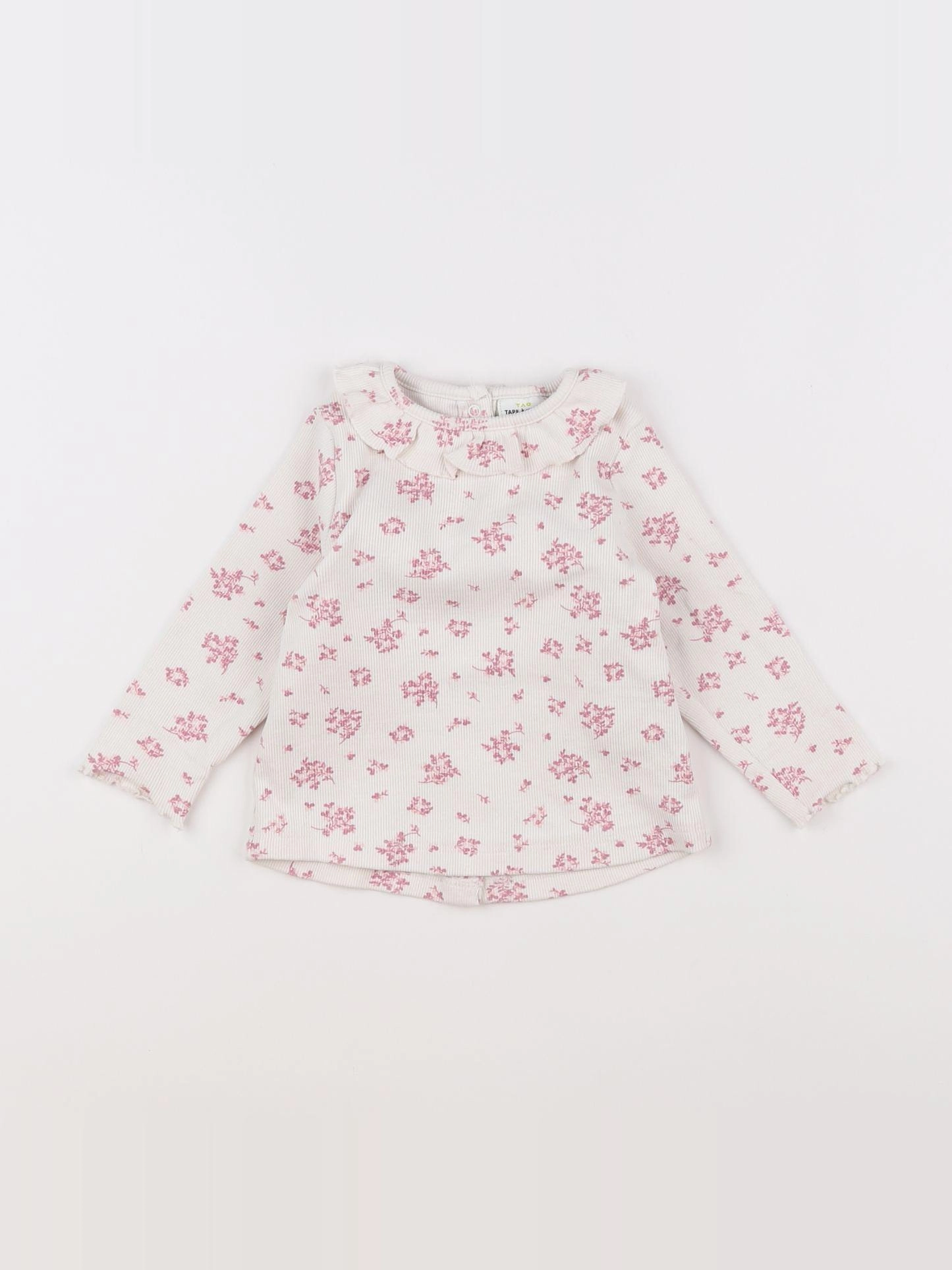 Tape à l'oeil - tee-shirt rose - 6 mois