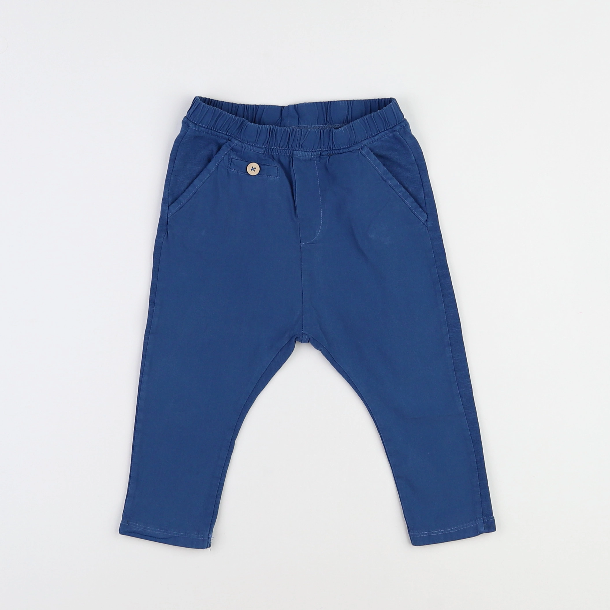 Zara - pantalon bleu - 9/12 mois