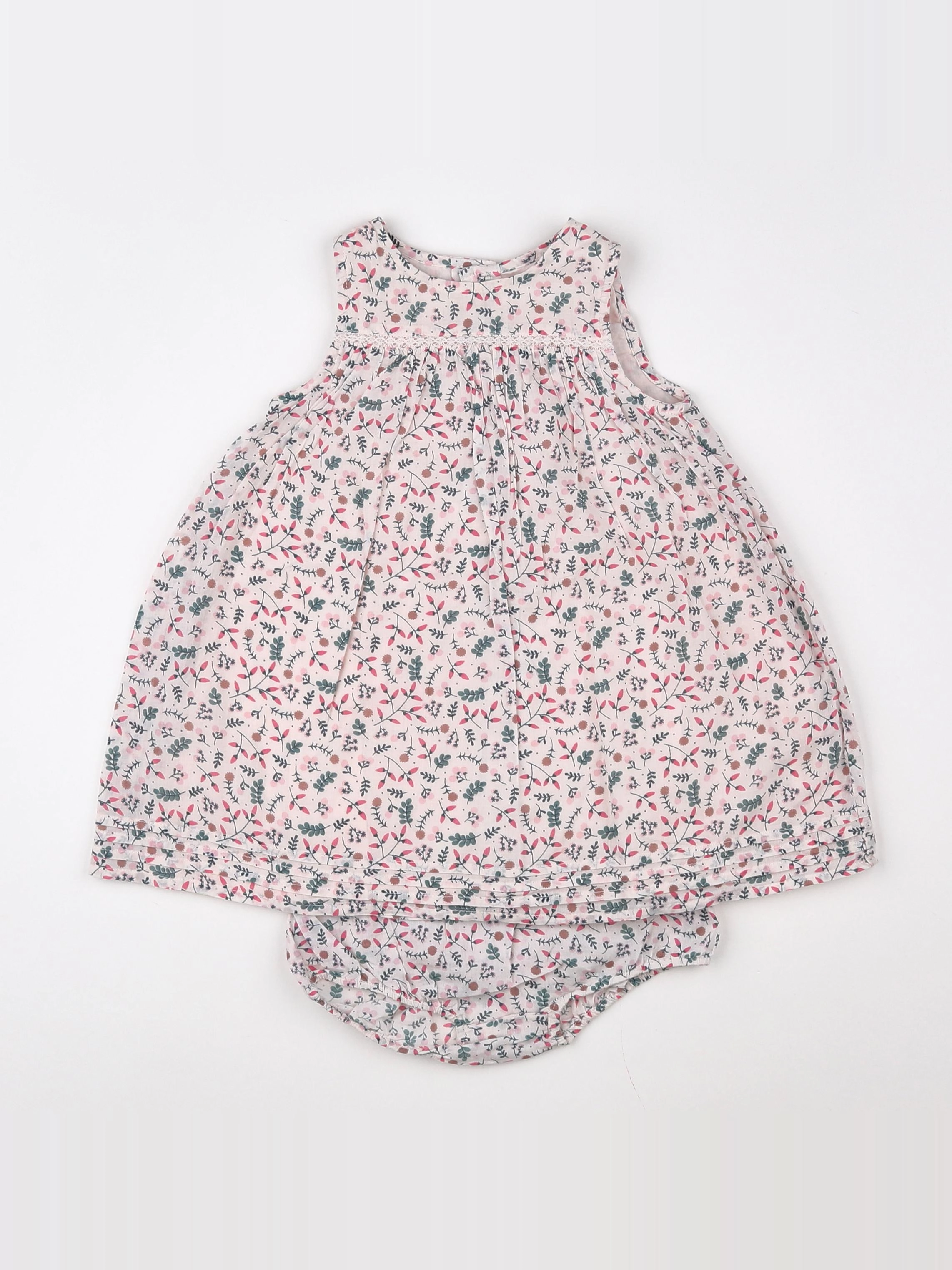 Boutchou - robe multicolore - 9 mois