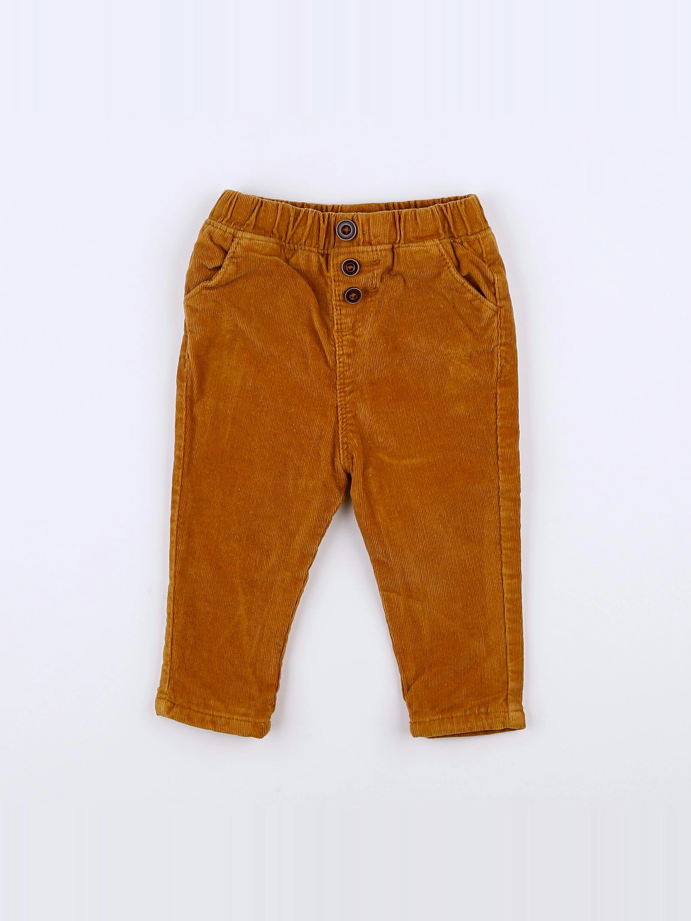 Tape à l'oeil - pantalon jaune - 9 mois